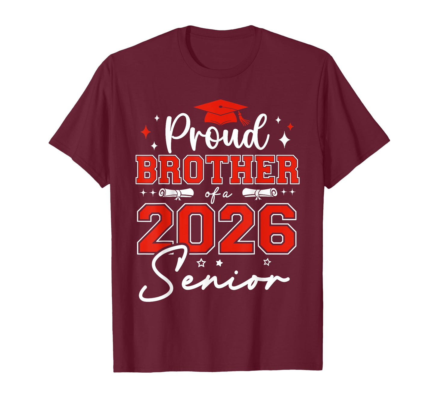 Senior 2026 Proud Brother of a 2026 Senior Graduate T-Shirt