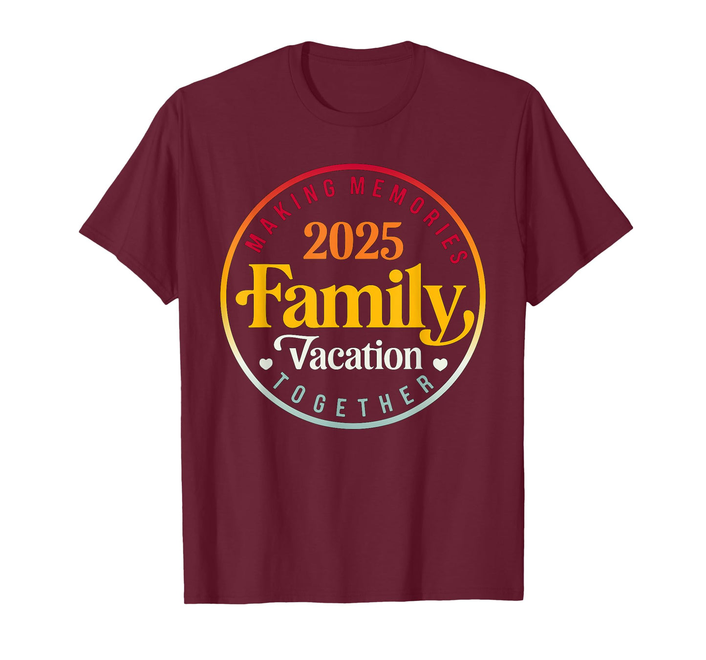 Family Vacation 2025 Family Matching Summer Vacation T-Shirt