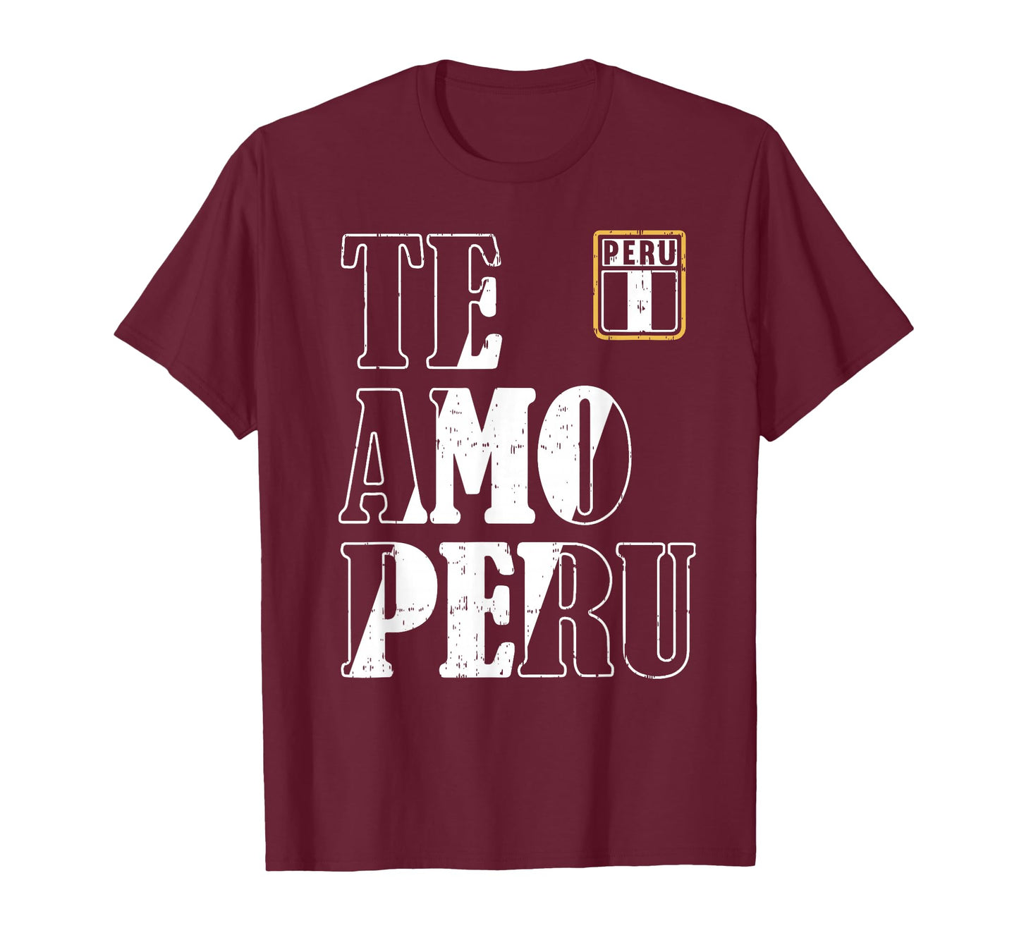 Peru TShirt Te Amo Peru I Love Peru Men Women & Kids Red T-Shirt