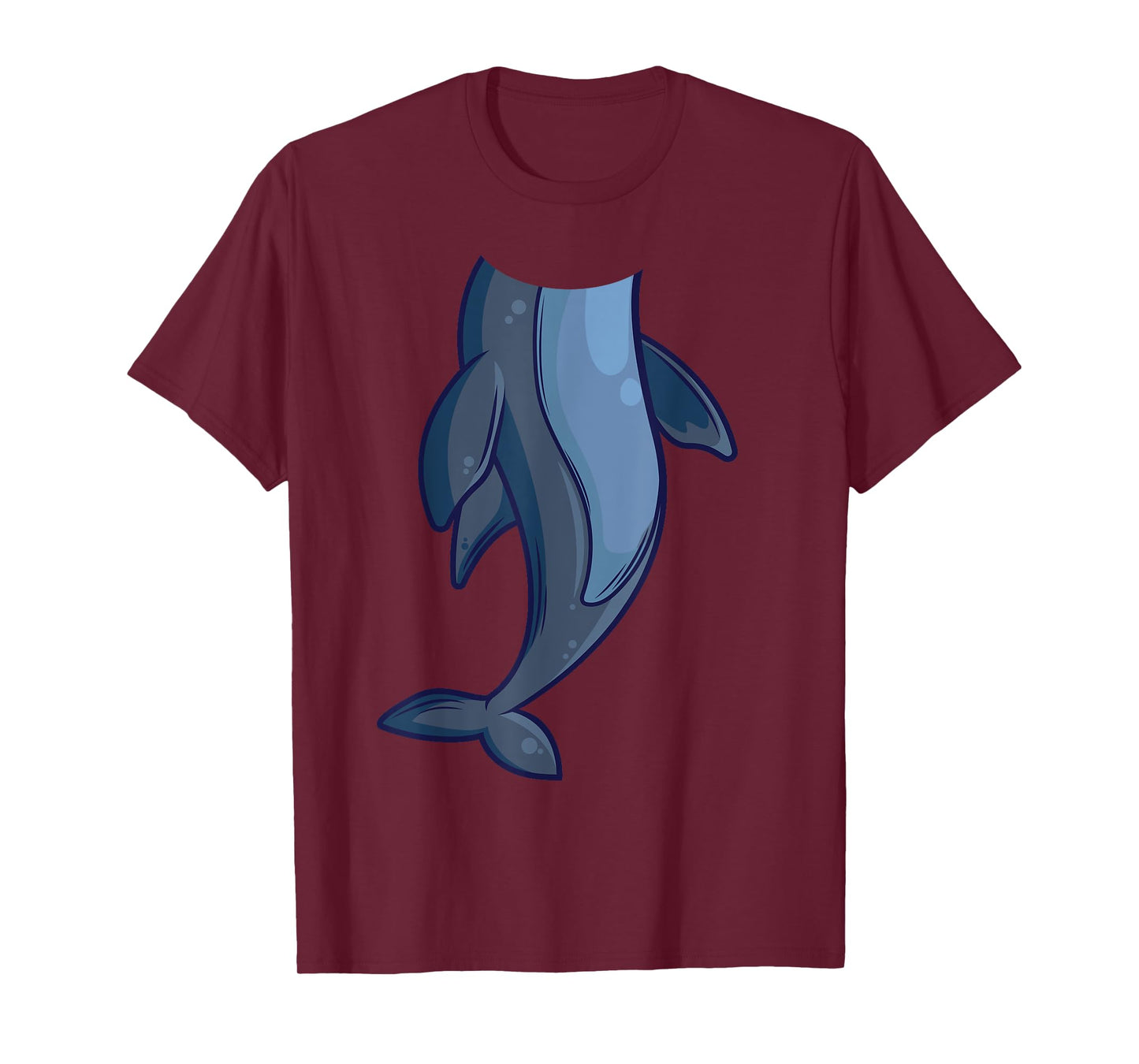 Funny Headless Dolphin Halloween Mammal Costume DIY Outfit T-Shirt
