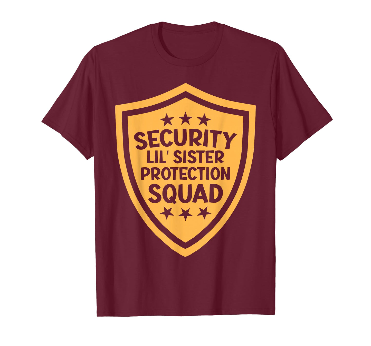 Big Brother Security Lil' Sister Protection Squad Pregnancy T-Shirt