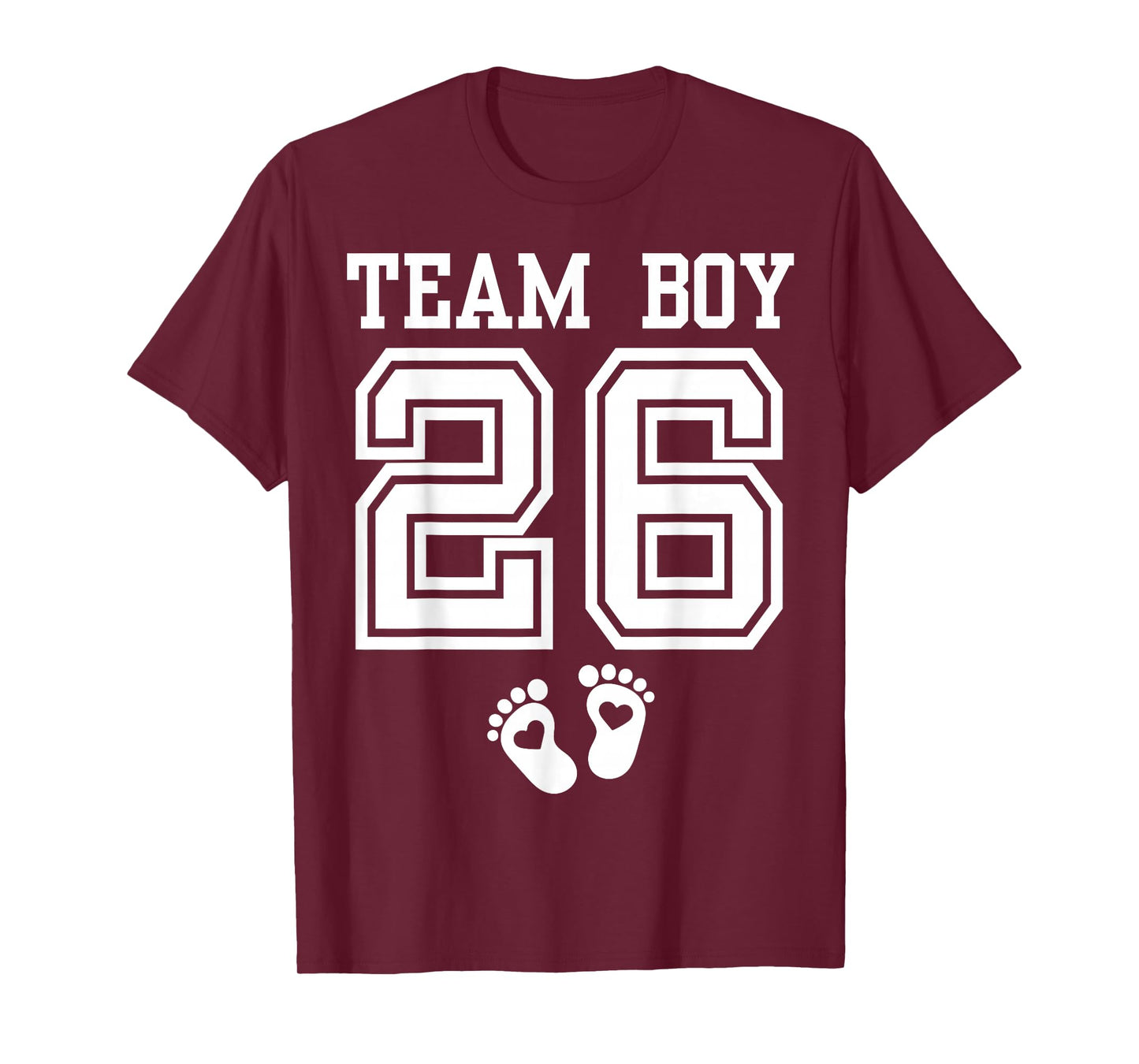 Team Boy 2026 Gender Reveal Baby Shower Matching Family Part T-Shirt