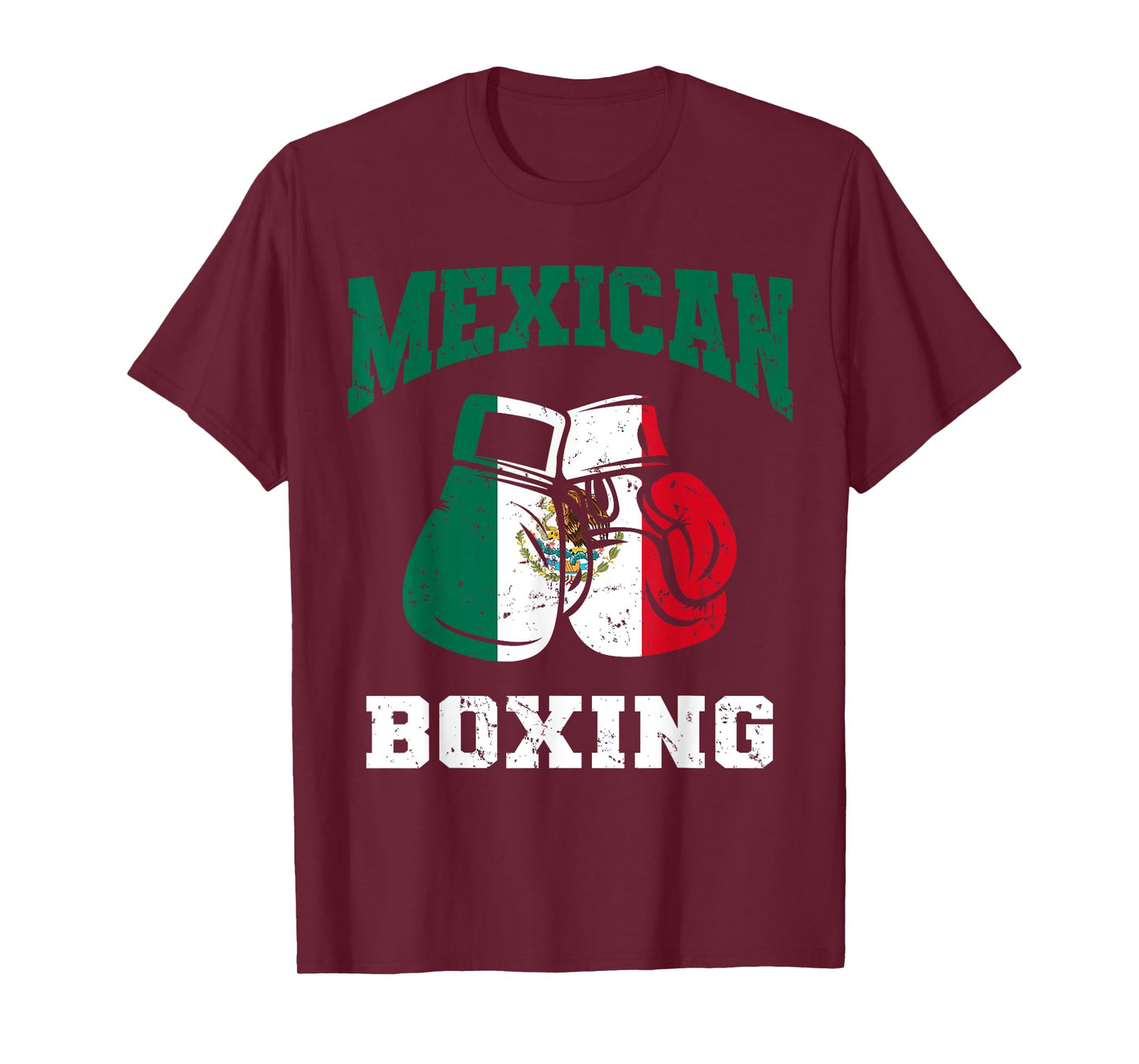 Mexican Boxing Gloves Mexico Pride Patriotic Mens Boys Kids T-Shirt