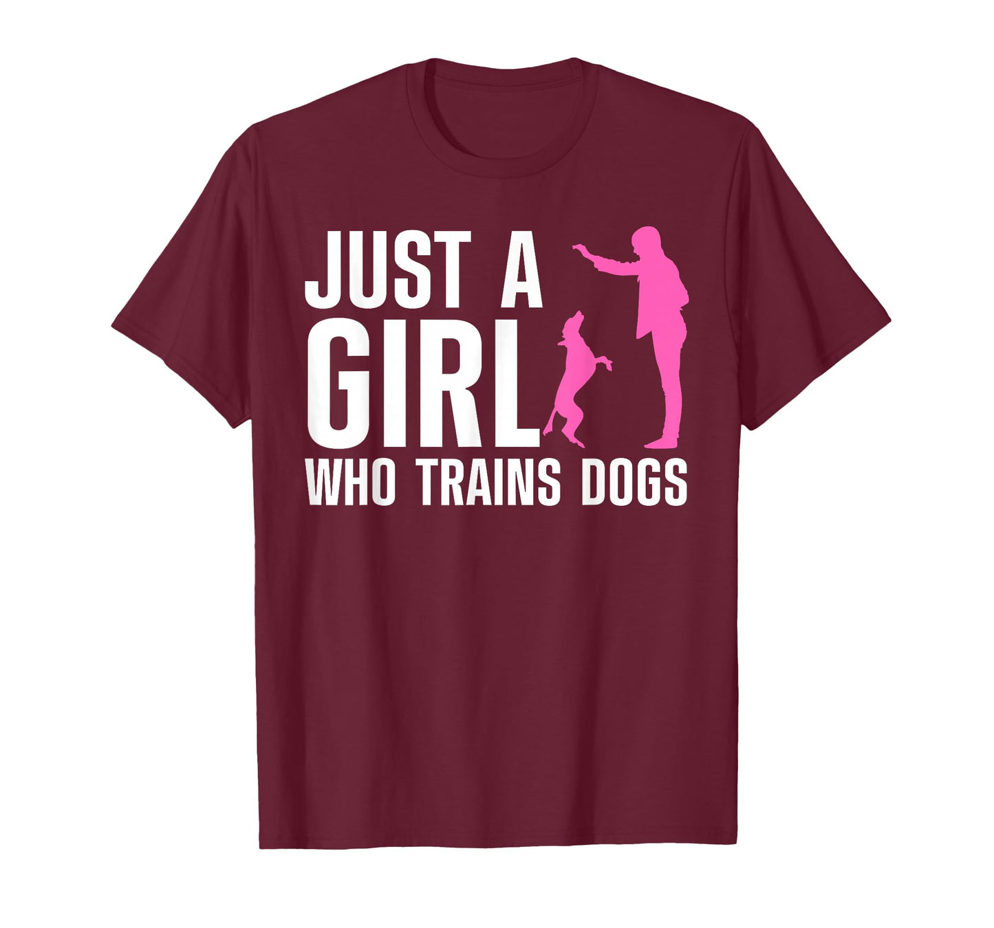 Cute Dog Trainer For Women Girls Training Dog Lover Owner T-Shirt