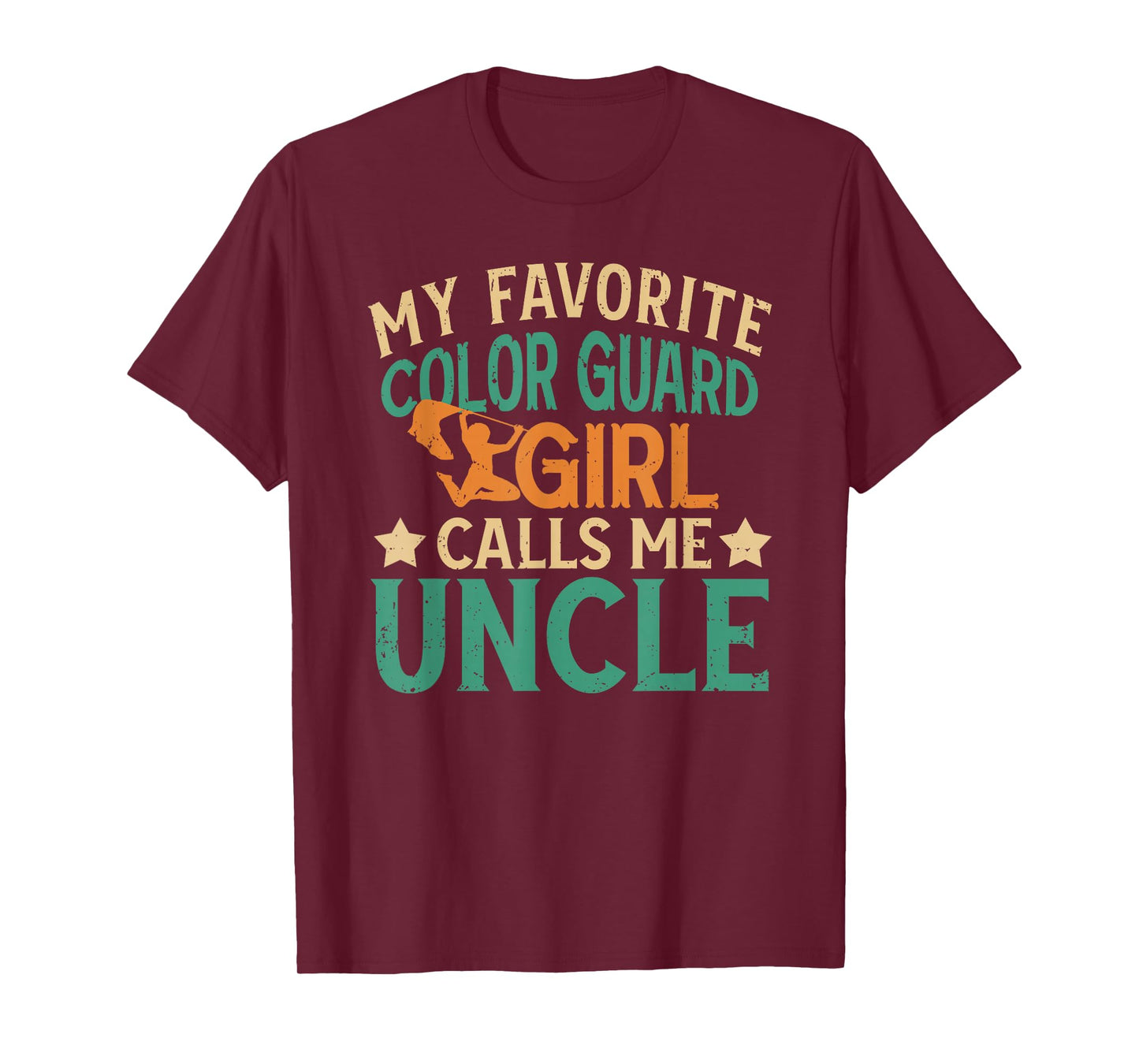 Proud Color Guard Uncle of A Color Guard Member Uncle T-Shirt