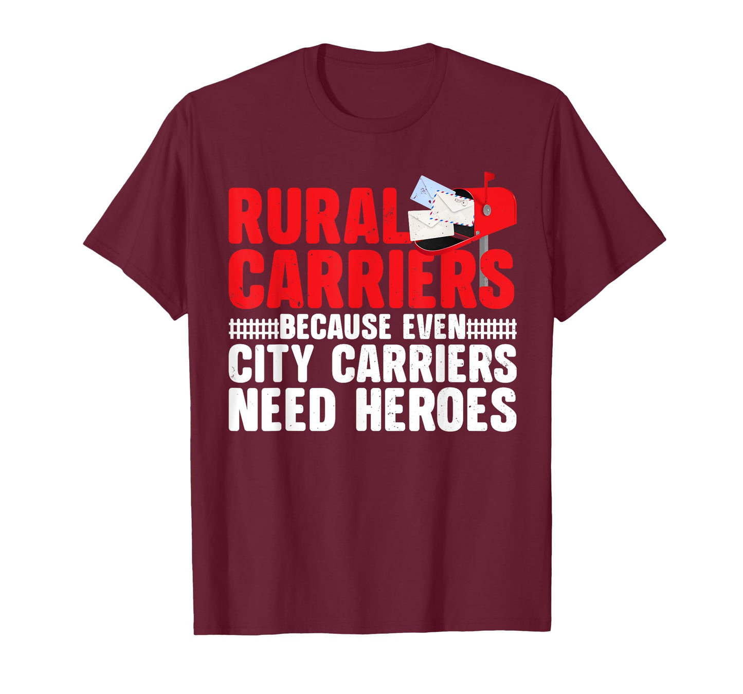 Funny Rural Carrier Art For Men Women Rural Mail Carrier T-Shirt