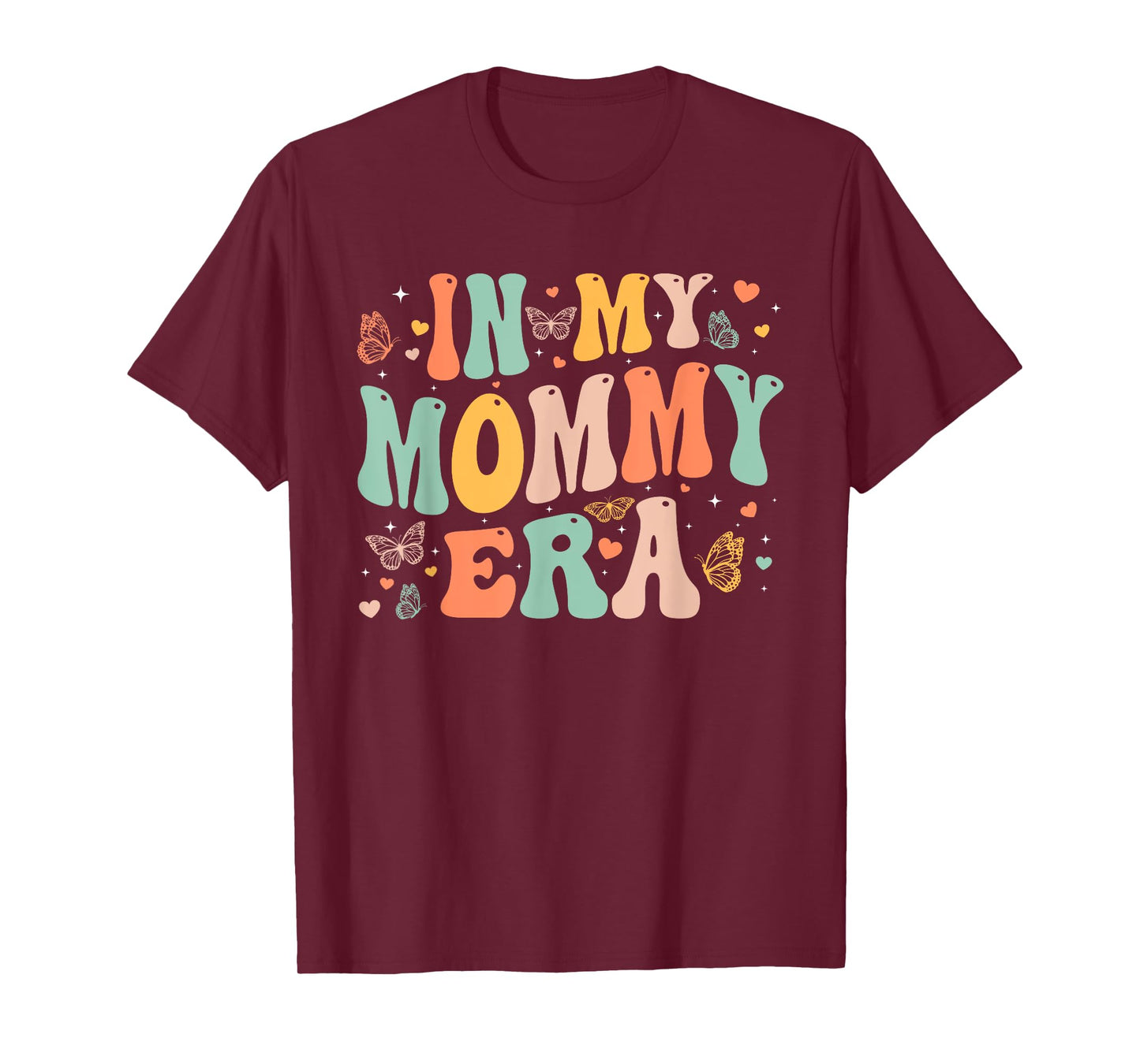 Retro Groovy In My Mommy Era Mother's Day Gifts Women T-Shirt