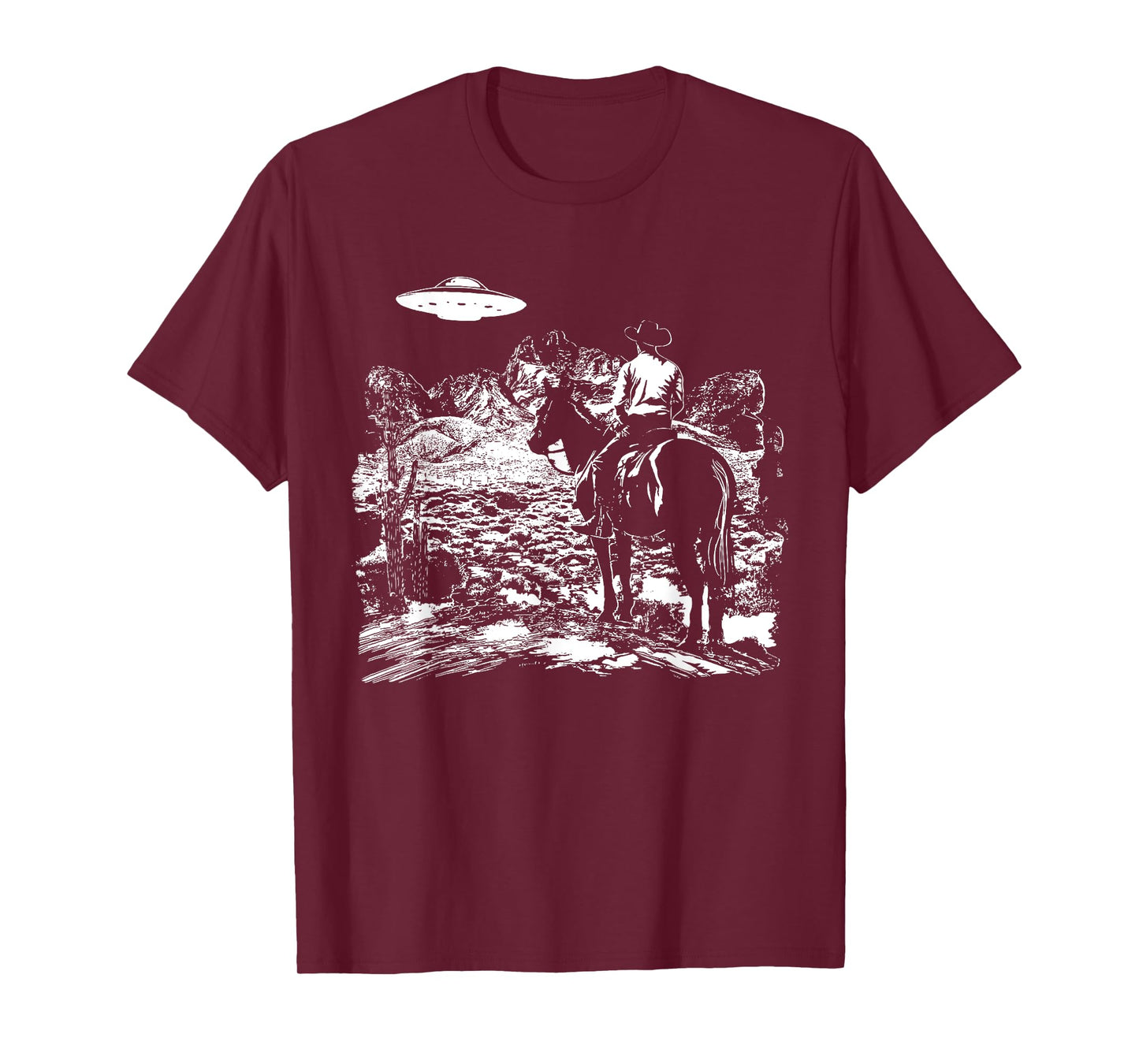 UFO Howdy Alien Cowboy Halloween Costume Ufo Western T-Shirt