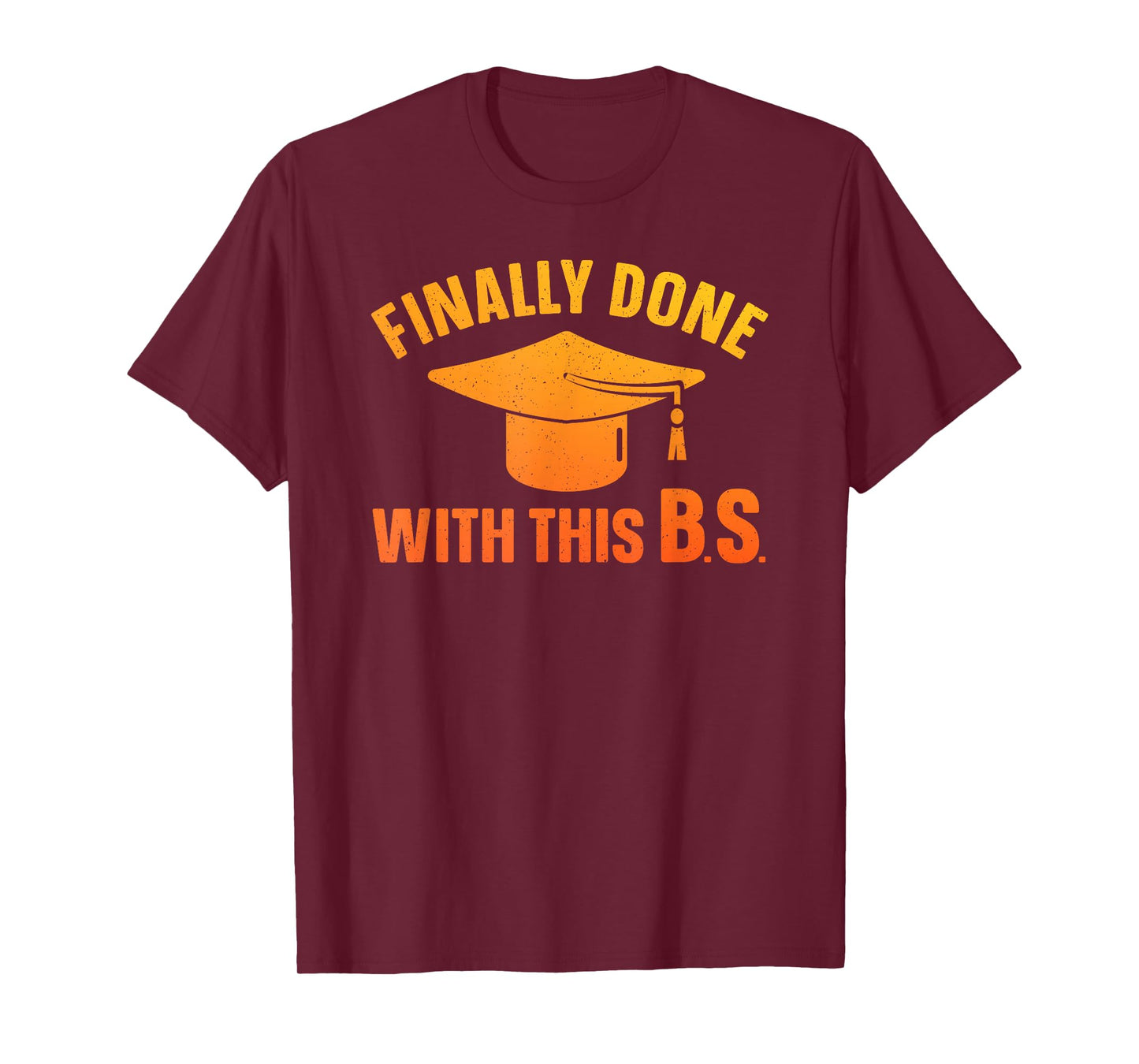 Graduation Art For Men Women Bachelor Of Science Graduation T-Shirt