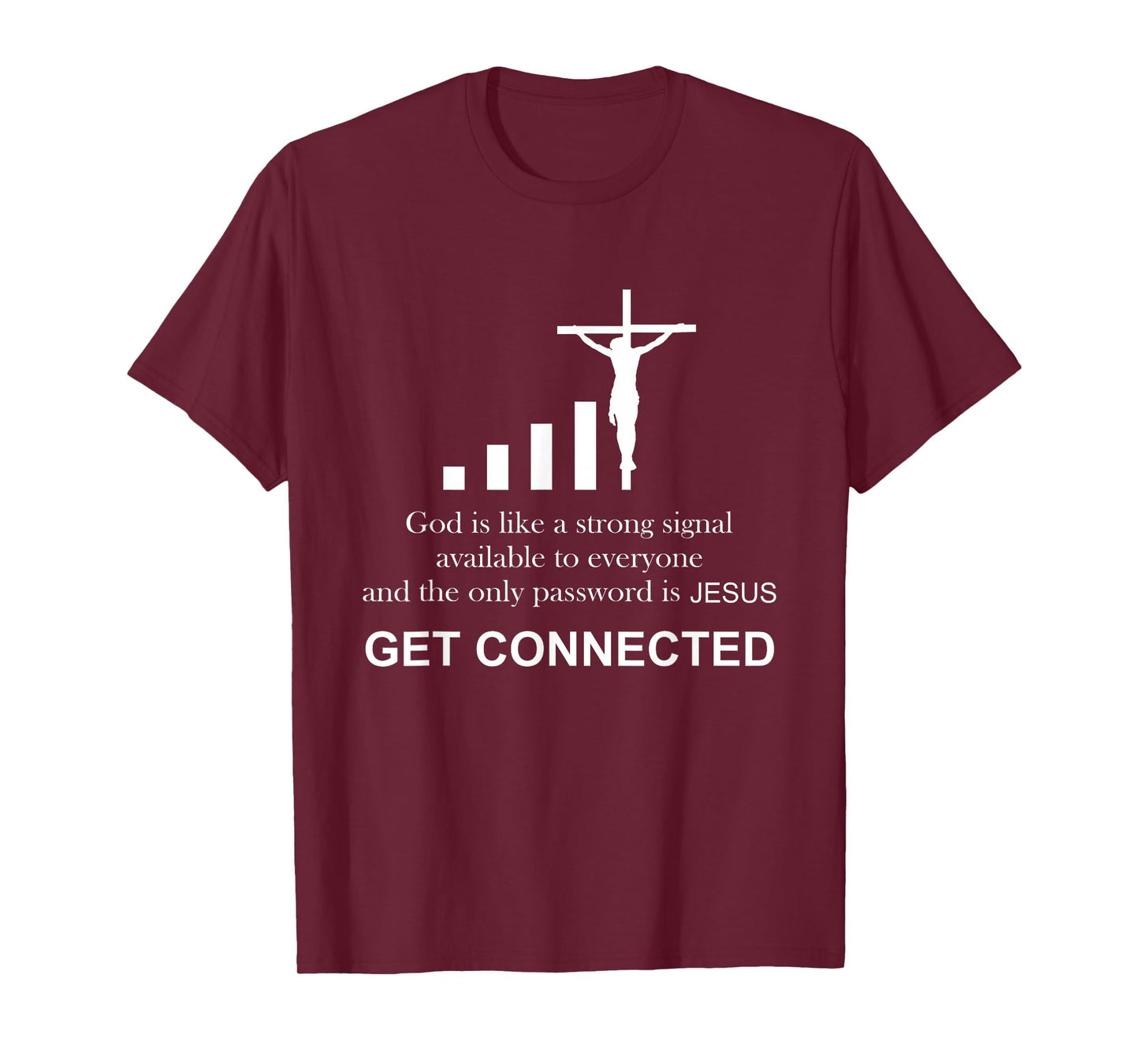 Catholic Priest Get Connected To God Cross T-Shirt