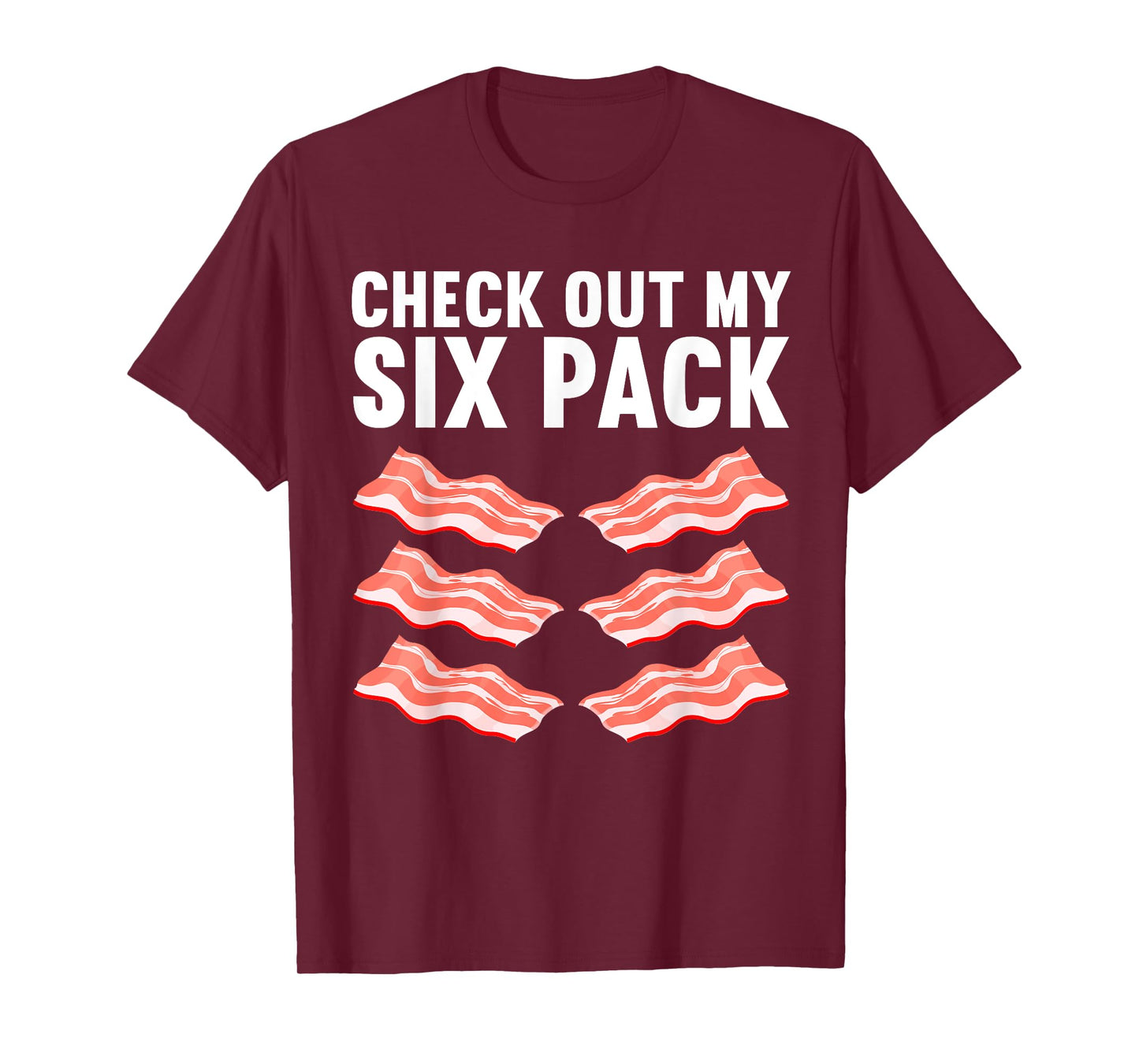 Funny Bacon Design For Men Women Boys Girls Pork Bacon Lover T-Shirt