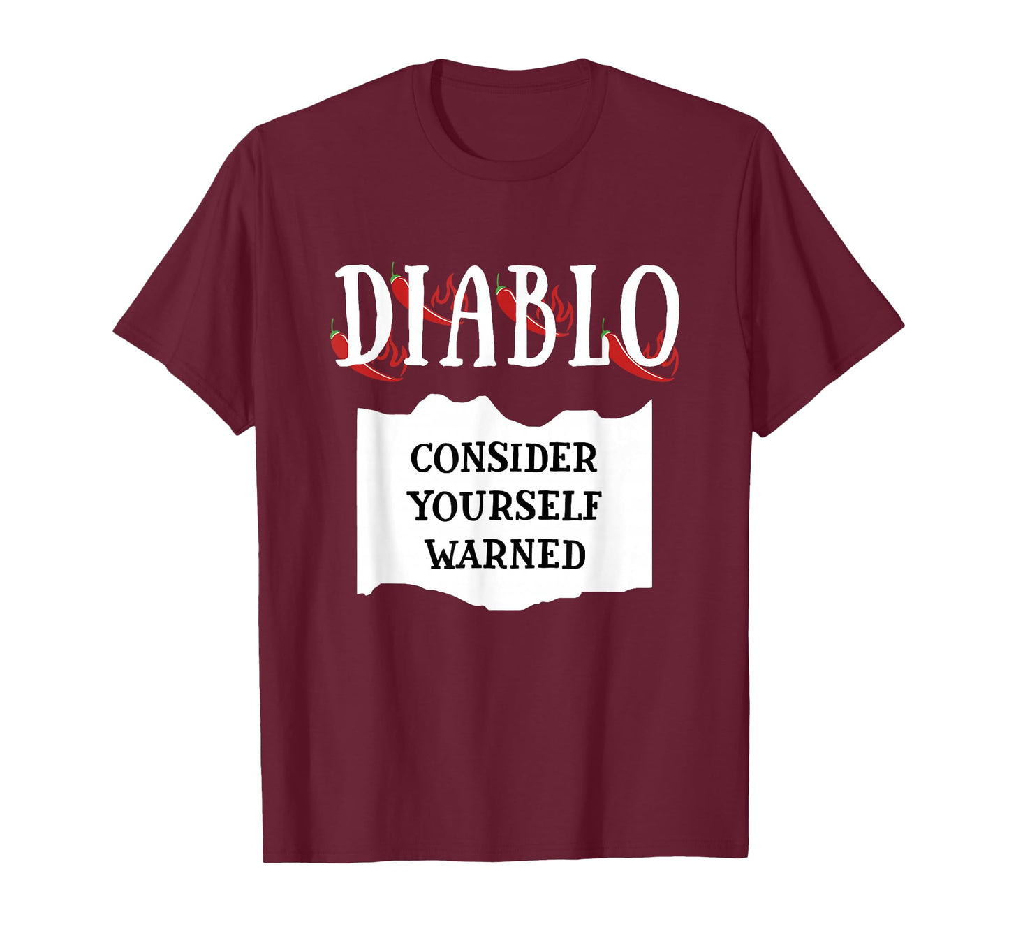 Consider Yourself Warned Diablo Hot Sauce Group Costume T-Shirt