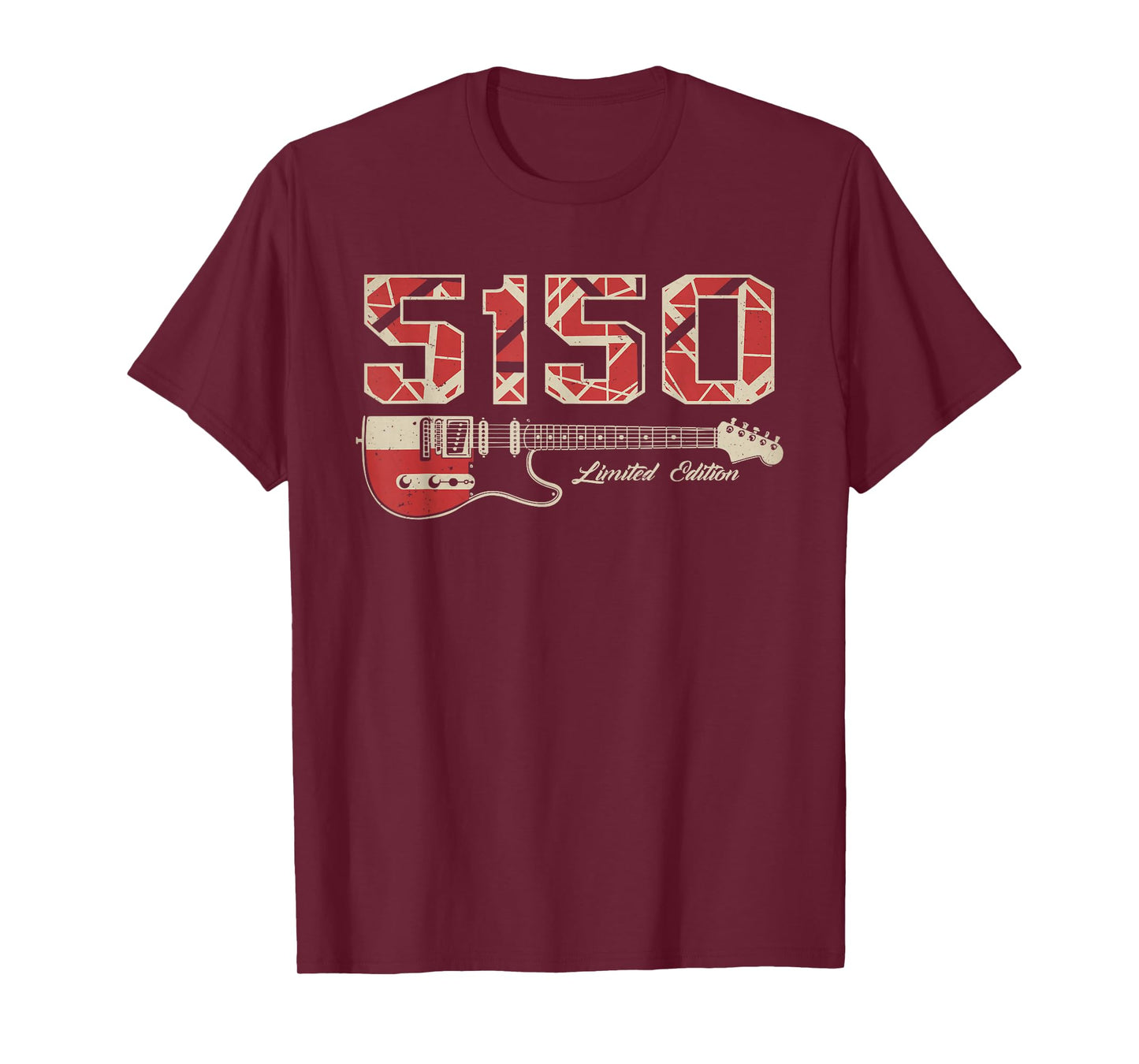Vintage 5150 Classic Rock Music Guitar Limited Edition T-Shirt