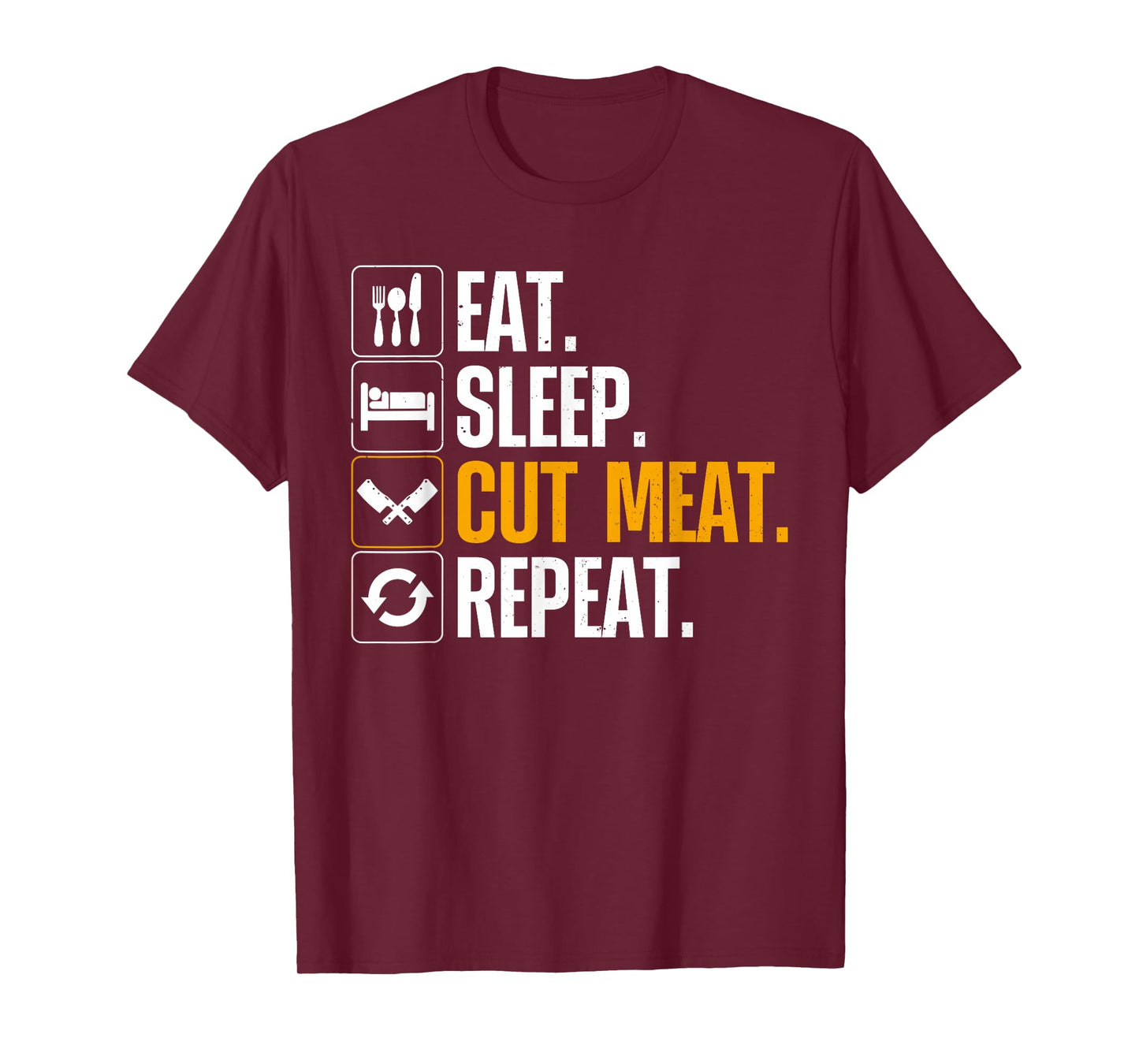 Best Butcher Art For Men Women Meat Cutting Butchery Butcher T-Shirt