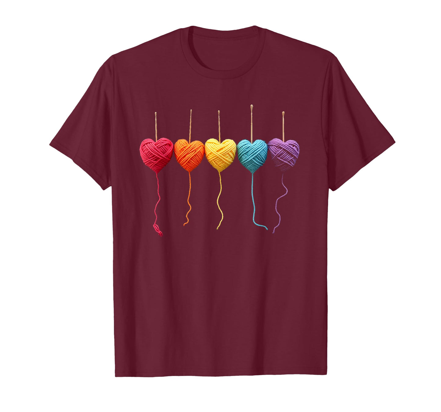 Funny Yarn Crochet Knitting Lover Women Girls Crafter T-Shirt