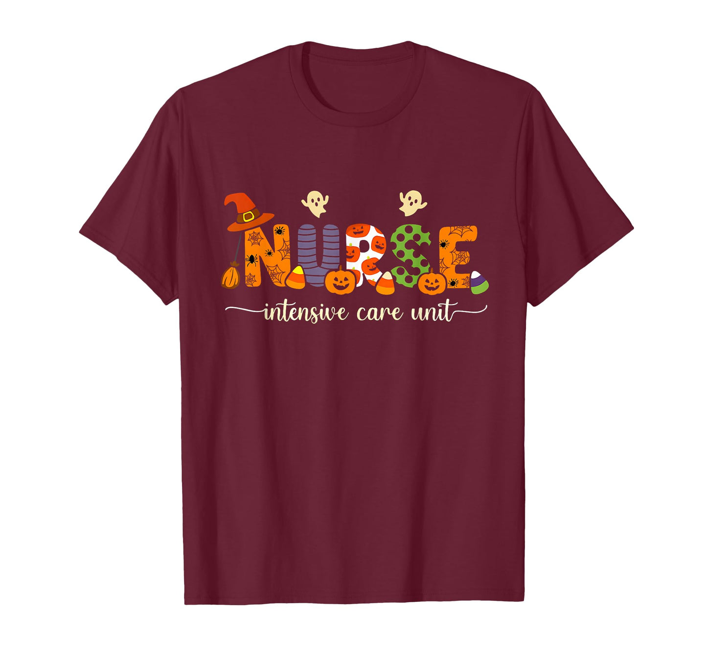 Halloween Nurse Nursing Cute Health Worker Halloween Funny T-Shirt