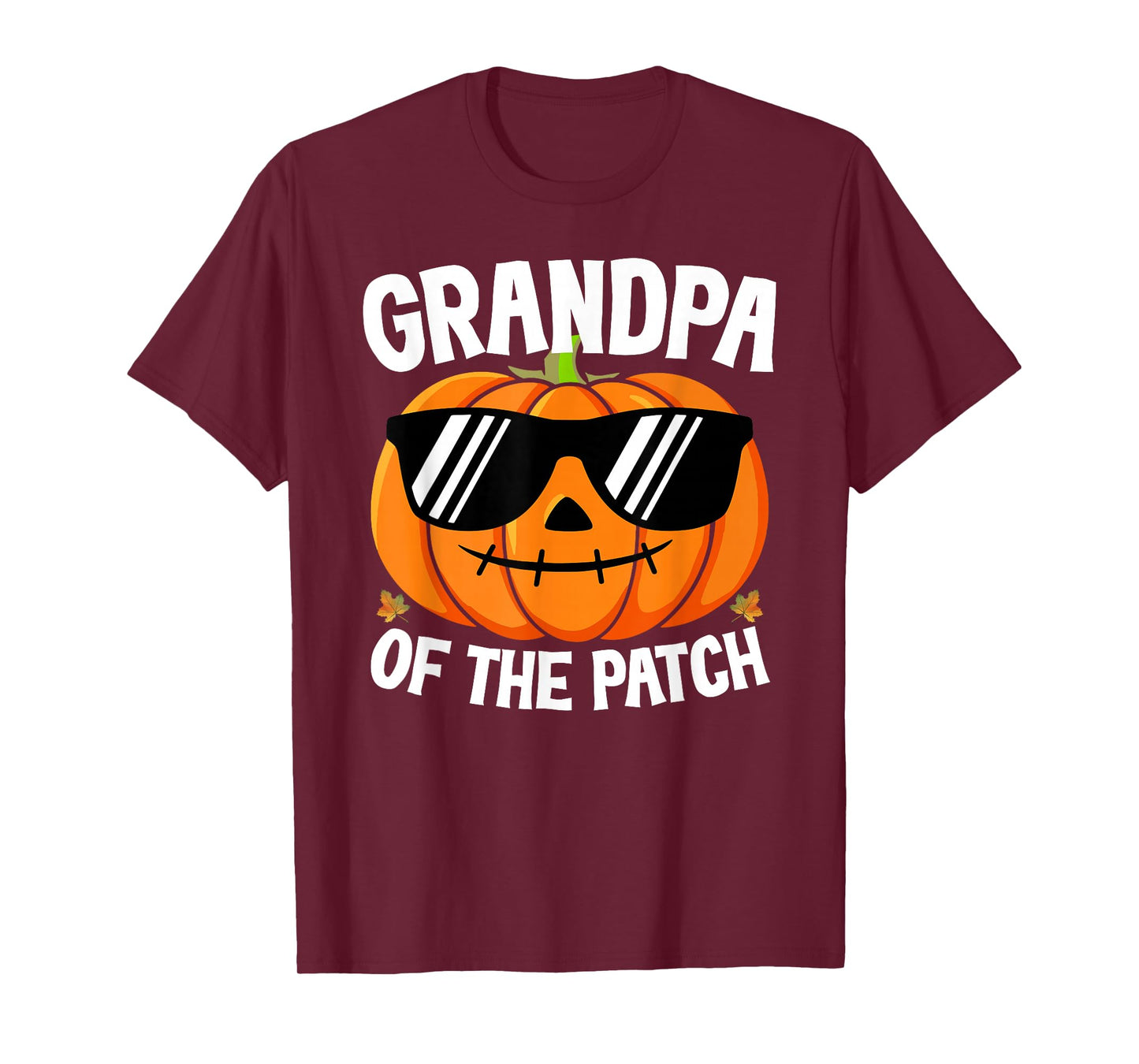 Pumpkin Grandpa of The Patch Halloween Family Matching T-Shirt