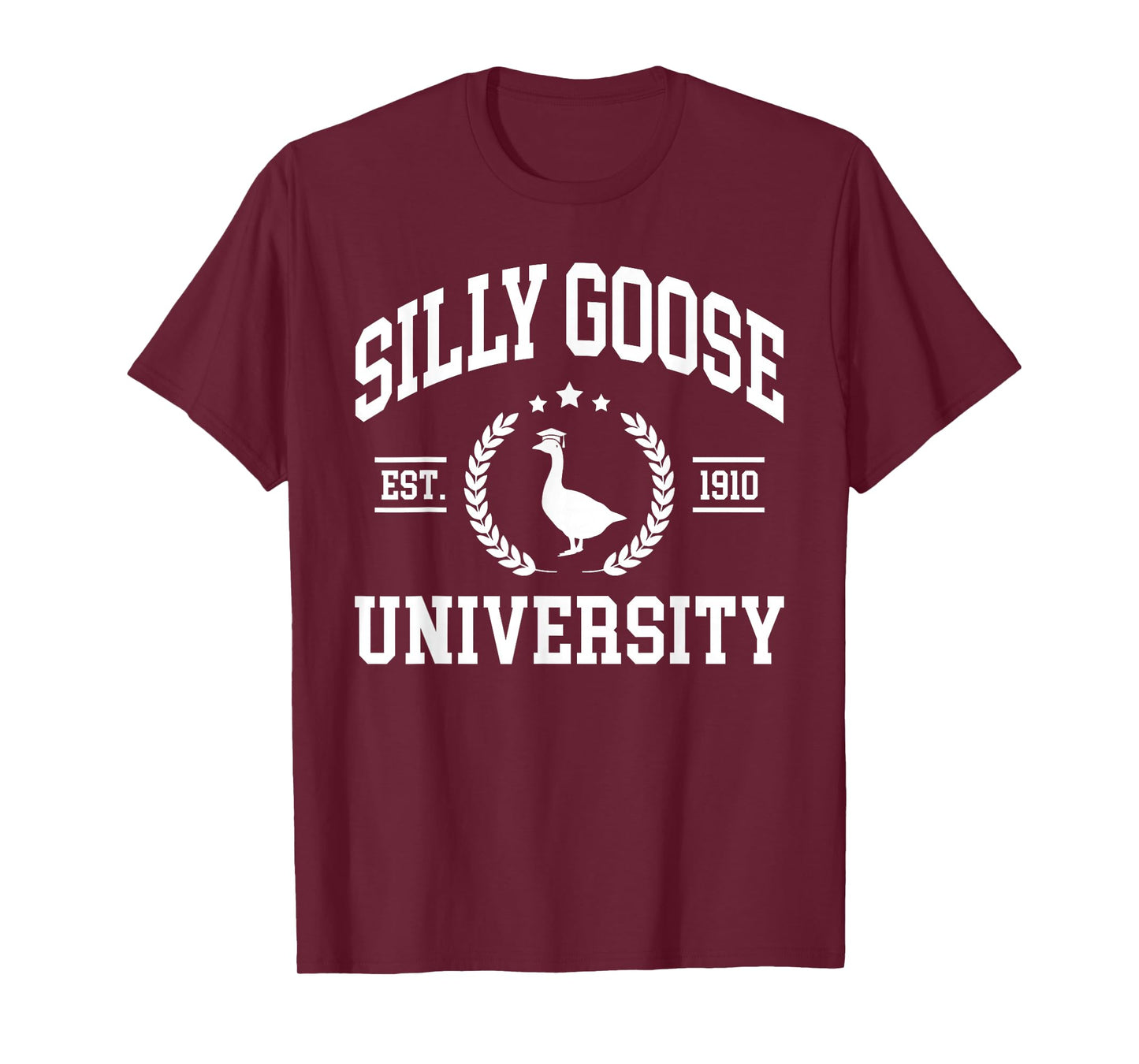 Silly Goose University Shirt, Funny Shirts For Men T-Shirt