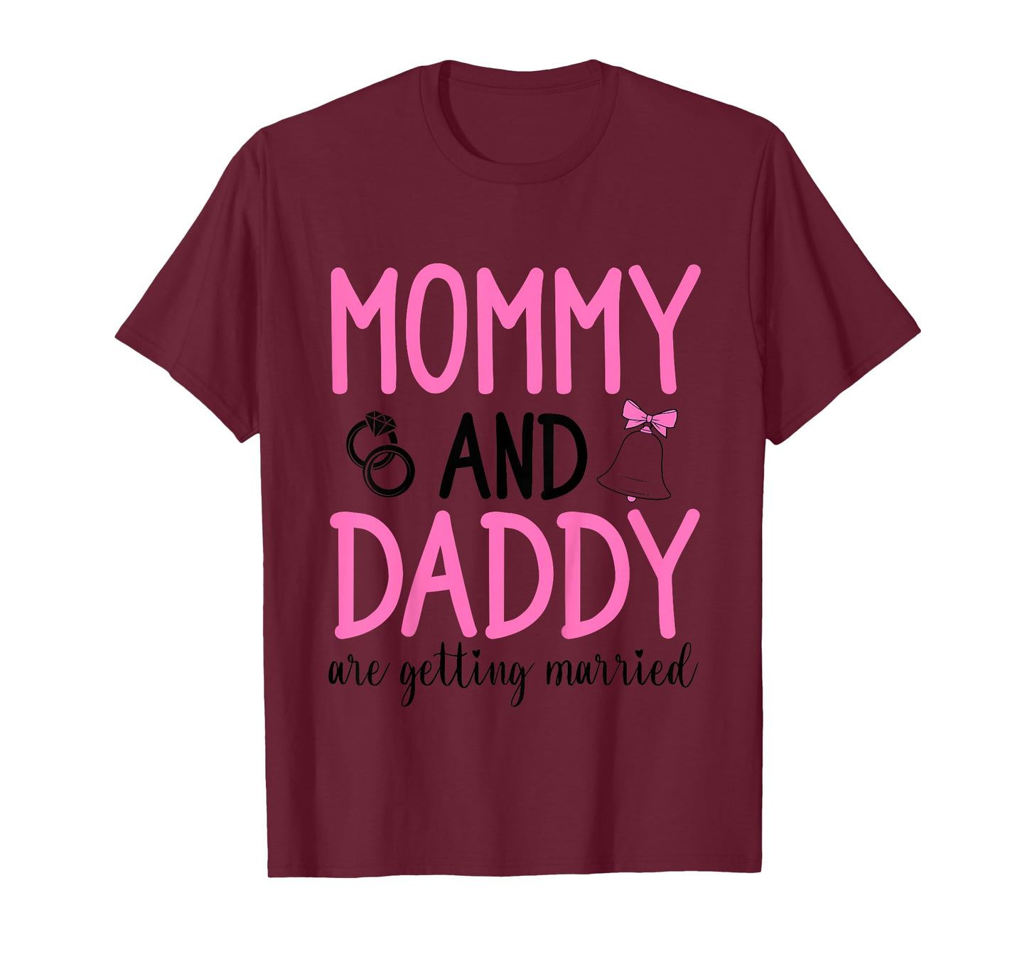Kids Mommy And Daddy Are Getting Married Toddler Wedding Party T-Shirt