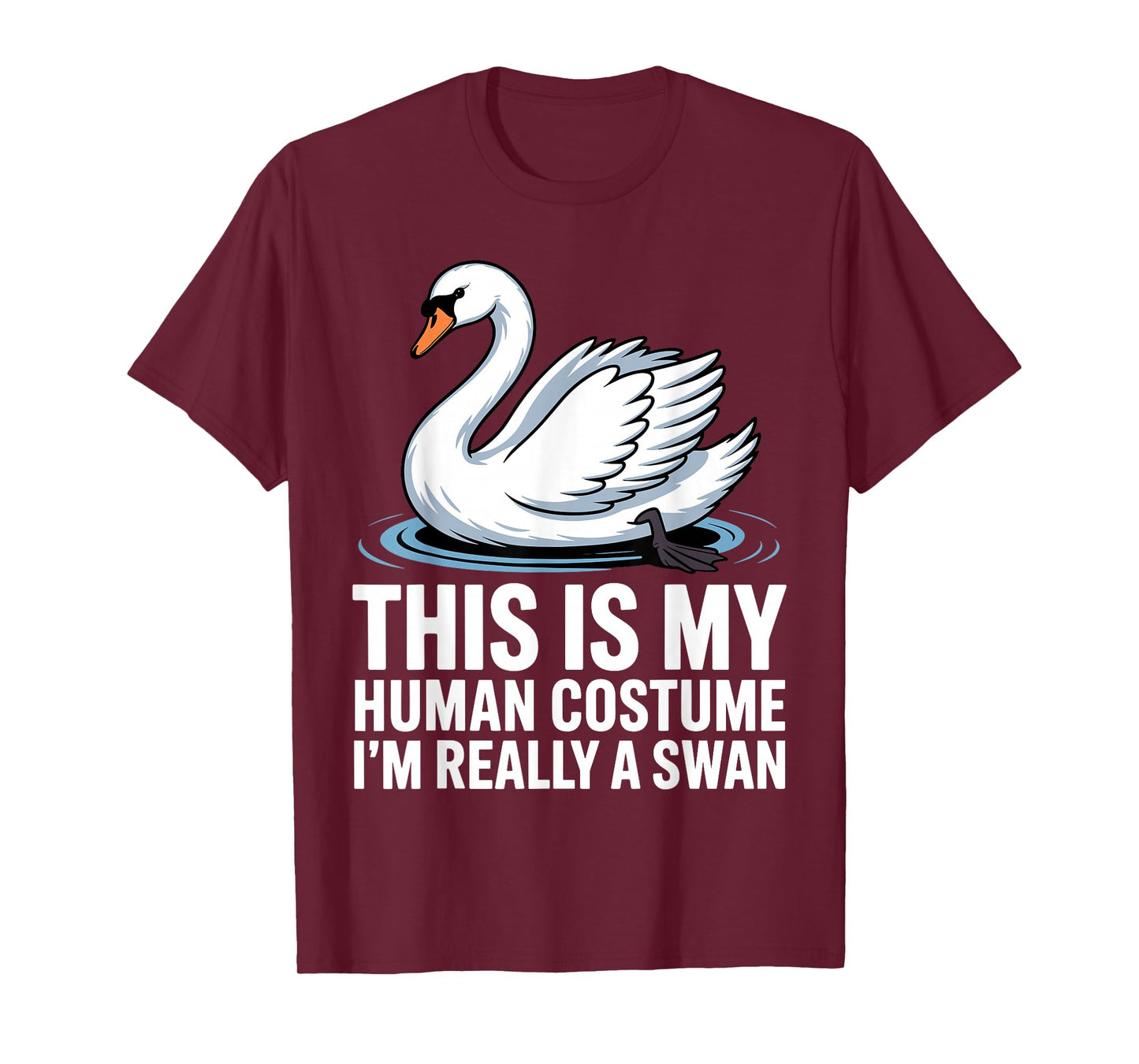 Funny Swan Design for Men Women Toddlers Animal Swan Lover T-Shirt