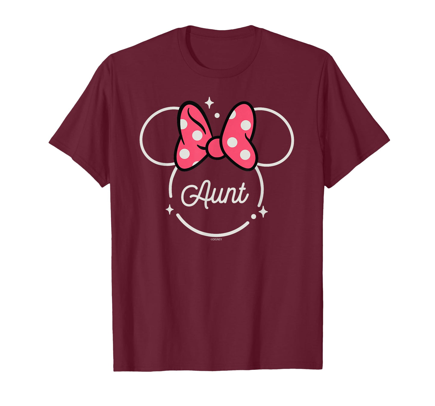 Disney Minnie Mouse Aunt Family Head Icon Magic Mother’s Day T-Shirt
