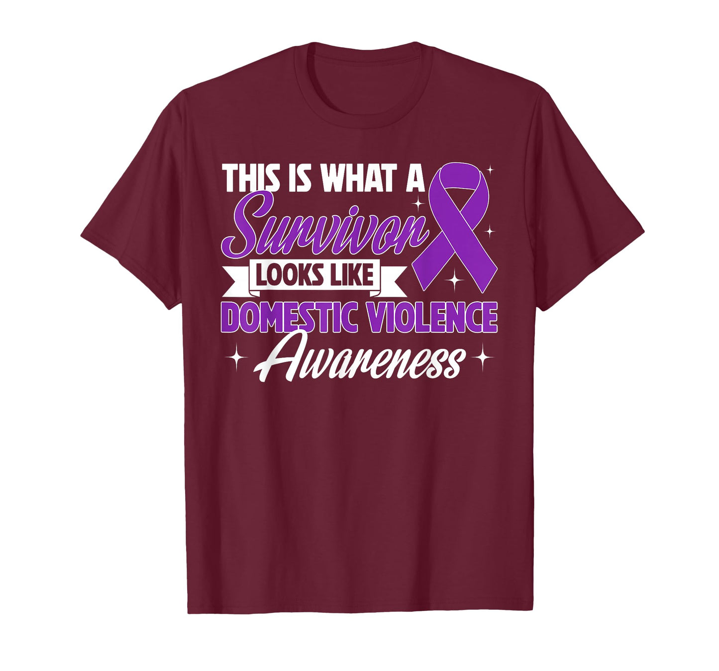 What A Survivor Looks Like Domestic Violence Awareness Month T-Shirt