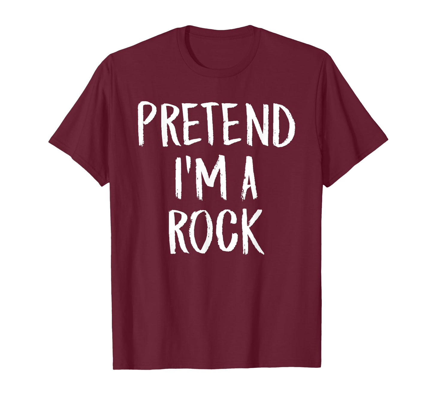 Pretend I'm A Rock Family Funny Halloween Party Costume T-Shirt