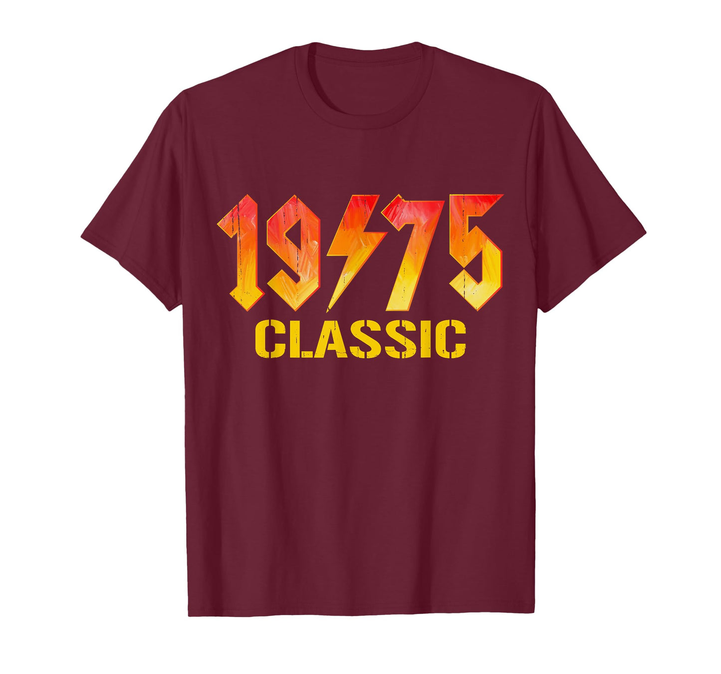 Classic 1975 Birthday Rock 50 Years Old Men 50th Birthday T-Shirt