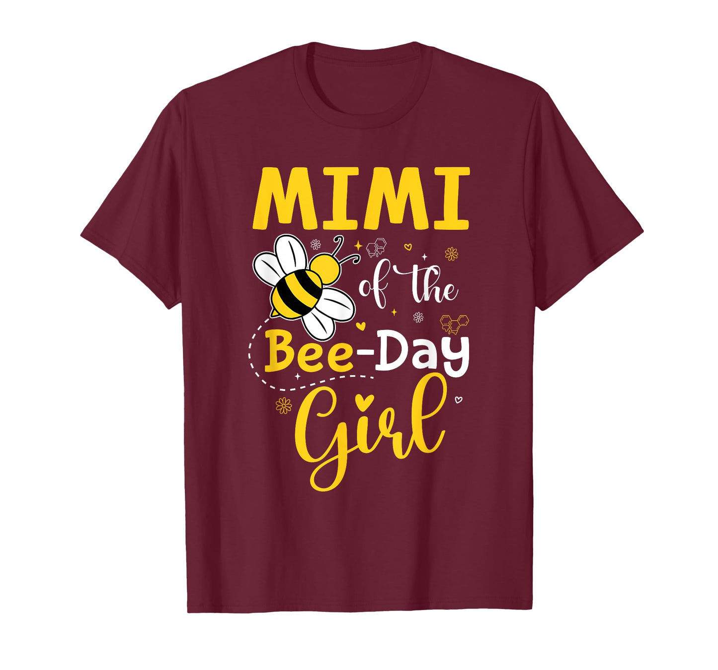 Mimi Of The Bee Day Girl Hive Birthday Party First Bee Day T-Shirt