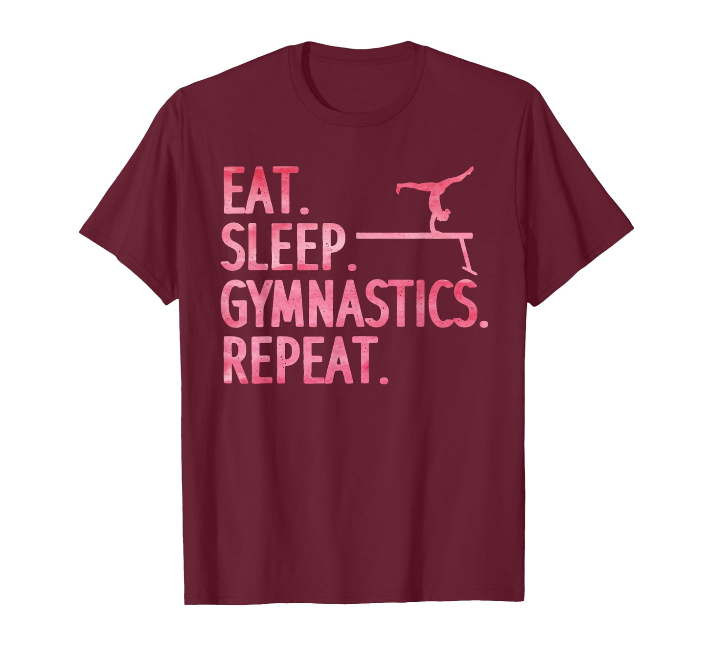 Cute Gymnastics Art For Girls Kids Women Tumbling Gymnast T-Shirt