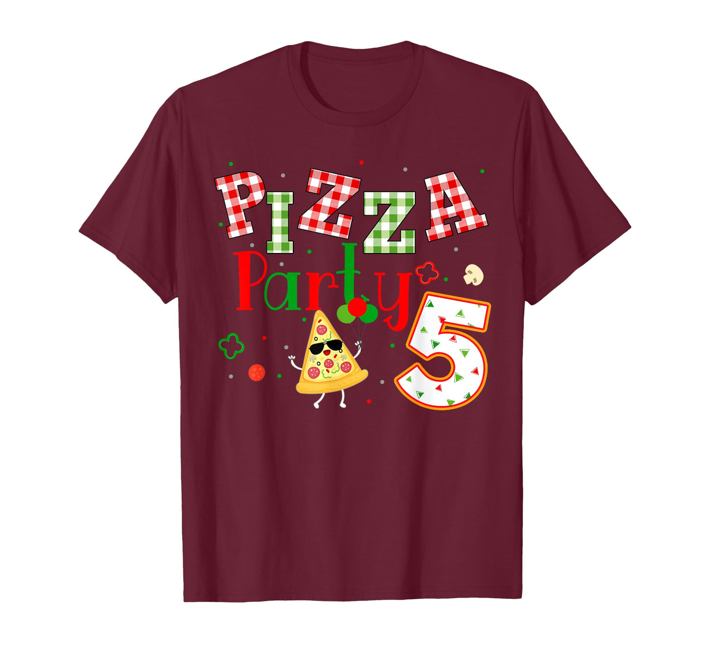 Pizza Birthday Party Themed Matching Family Group T-Shirt