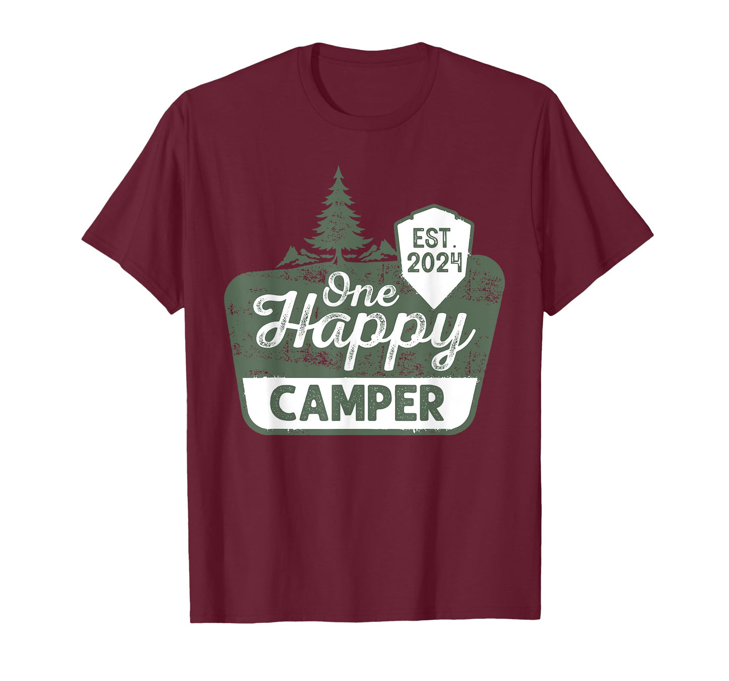 One Happy Camper Matching Family First Birthday Party 2025 T-Shirt