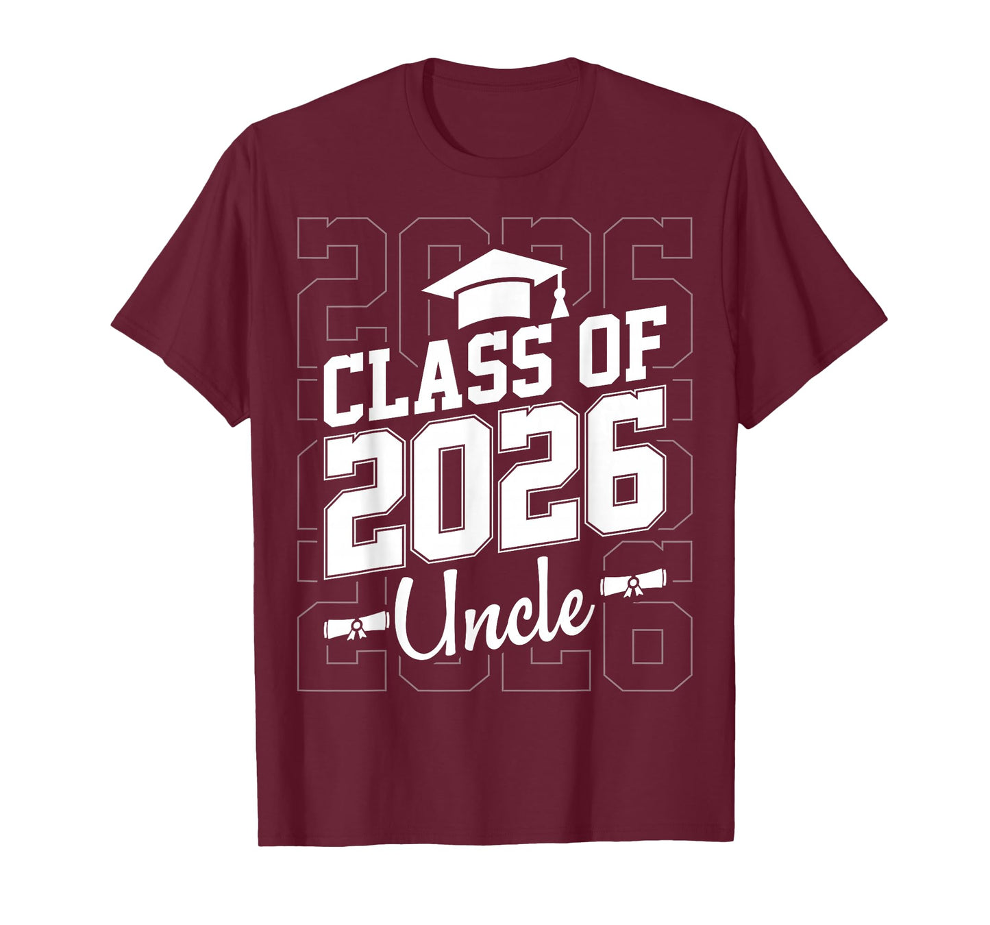 Proud Uncle Class of 2026 Graduate Senior Graduation Uncle T-Shirt