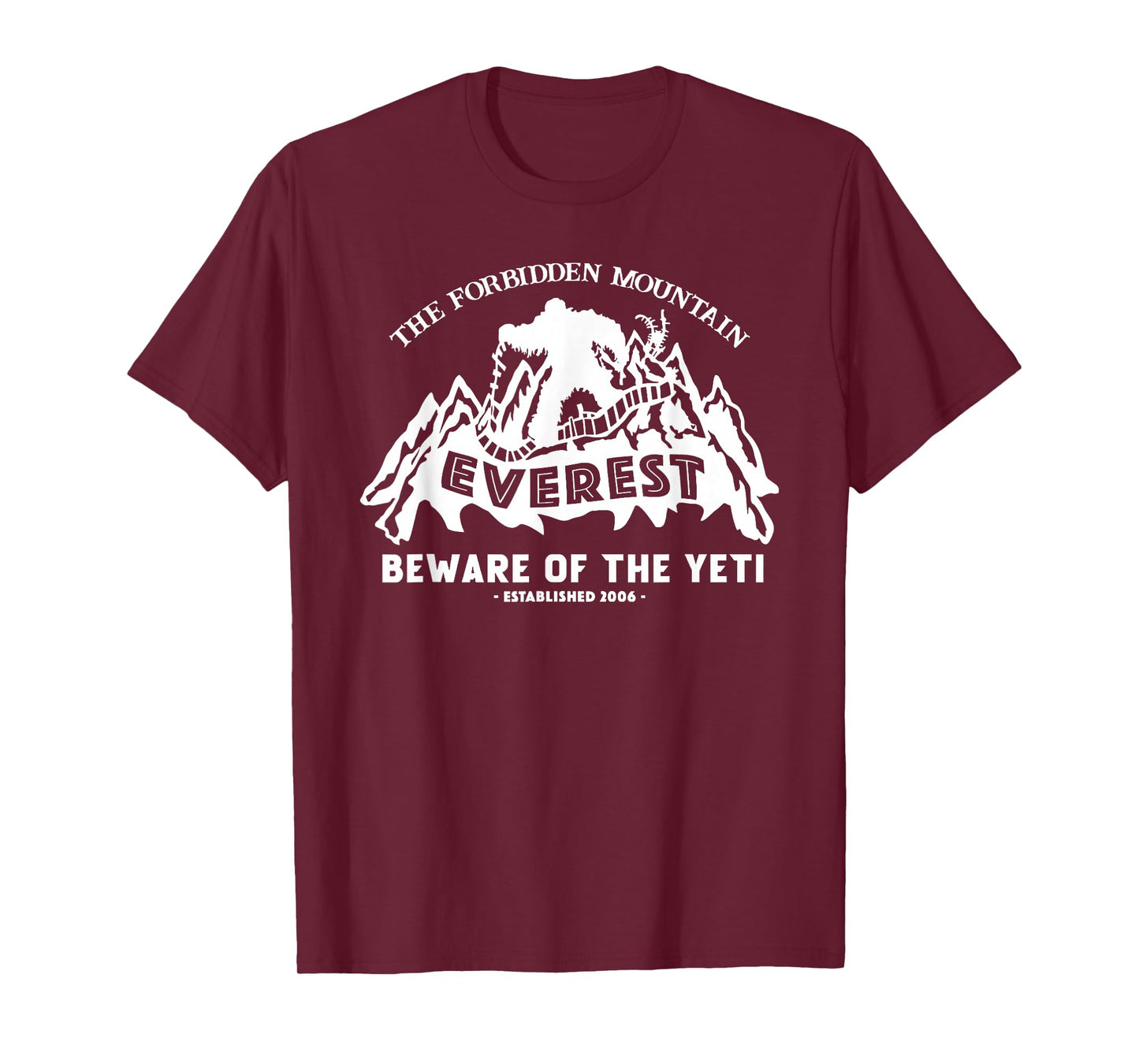 Expedition Everest, Yeti Research, Animal Theme Park Trip T-Shirt