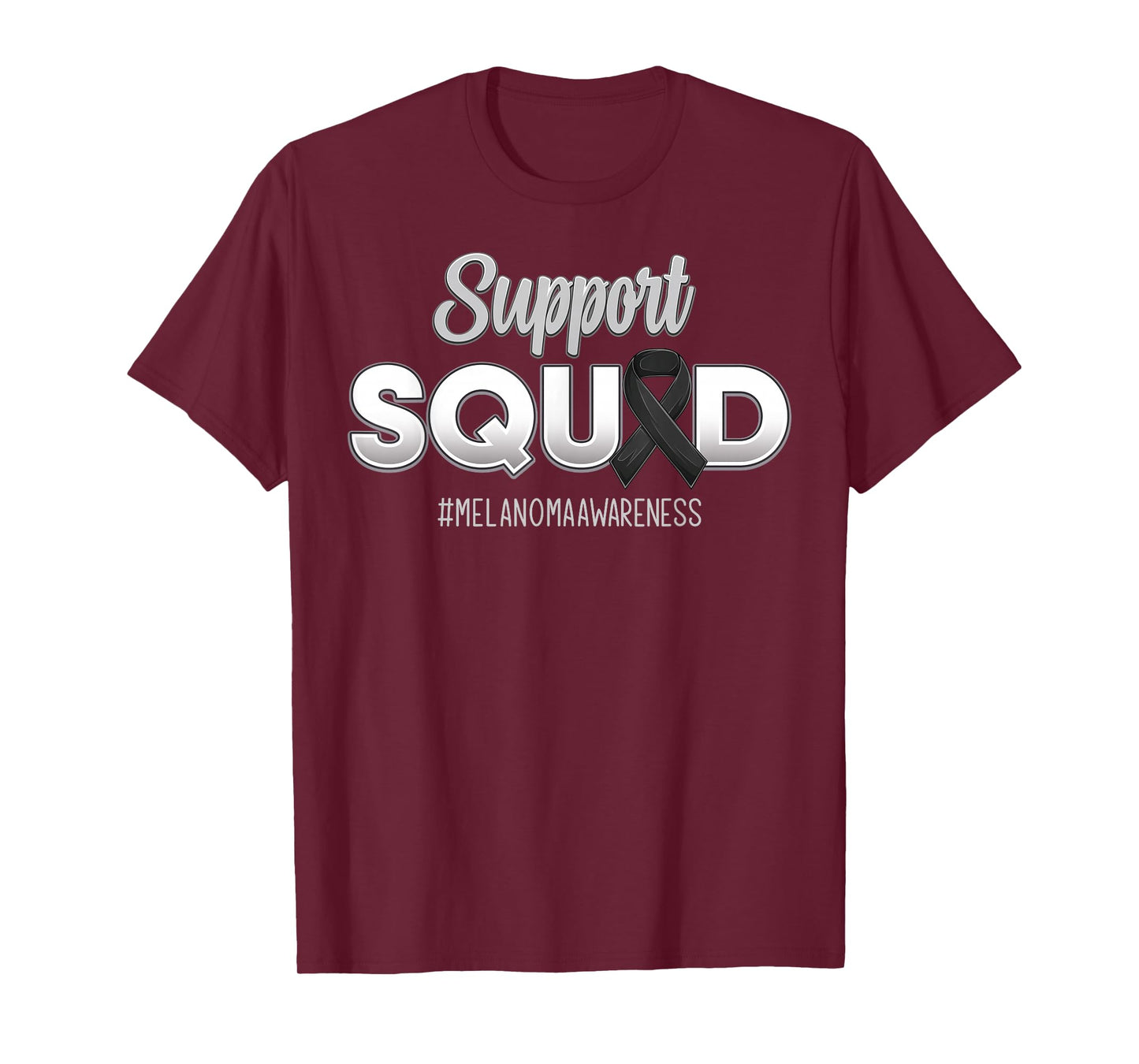 Support Squad Melanoma Awareness Hope Strong For Men Women T-Shirt