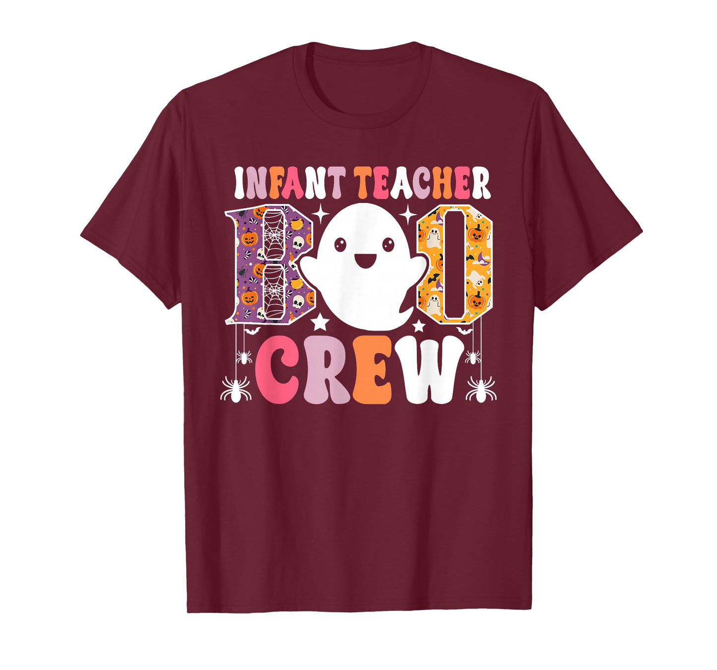 Infant Teacher Boo Crew Funny Halloween Costume T-Shirt