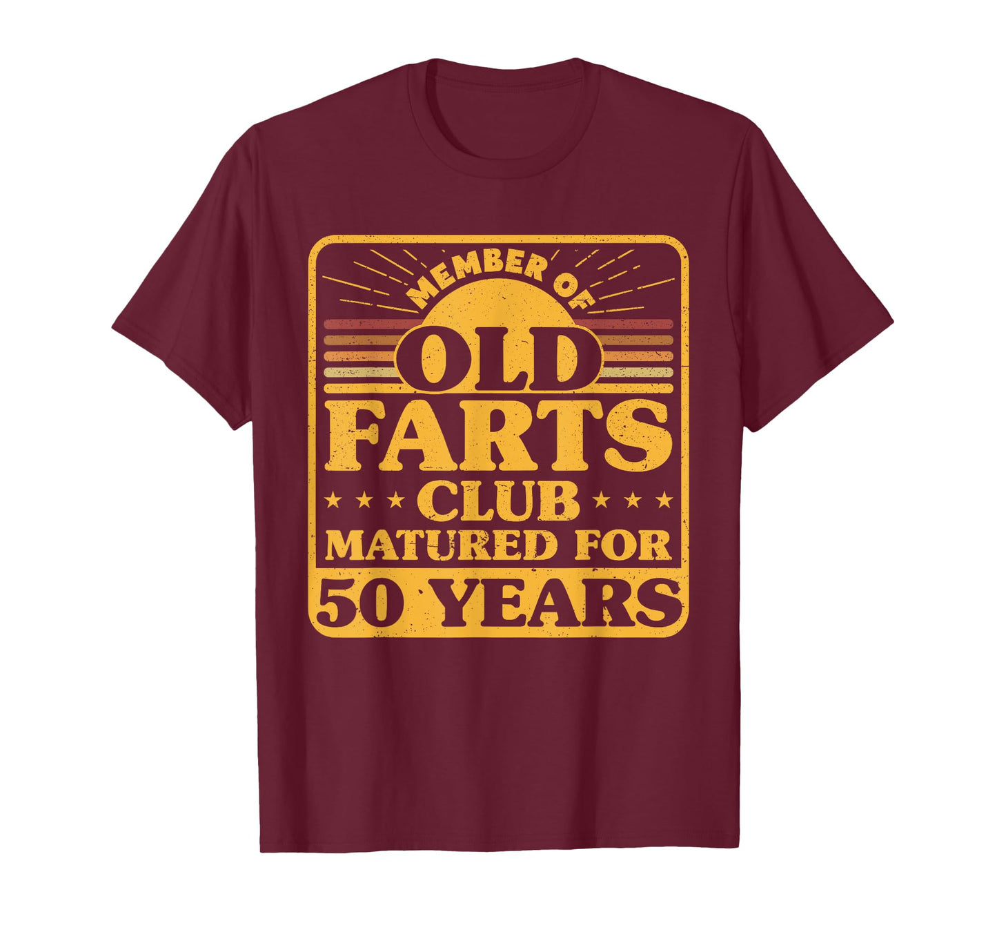 50th Birthday Men Old Farts Club Matured for 50 Years T-Shirt