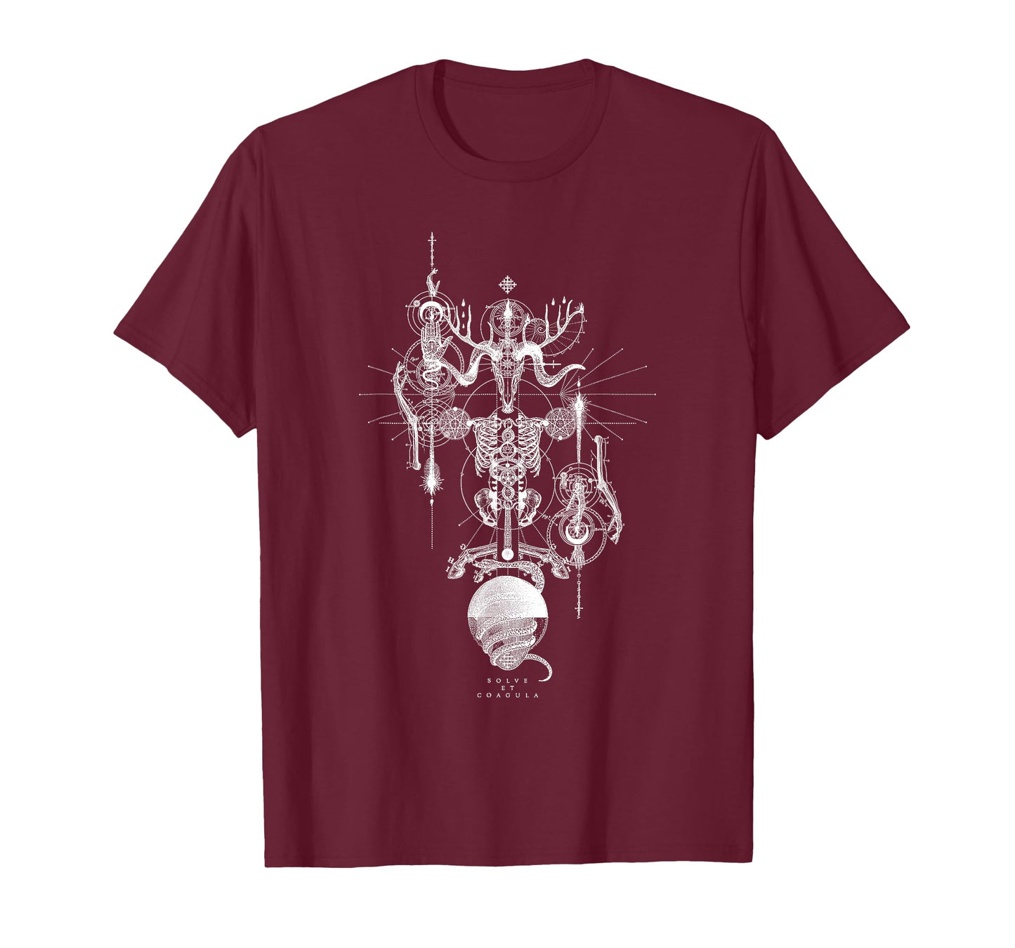 Solve Et Coagula Alchemical Medieval Occult Celtic Dragon T-Shirt