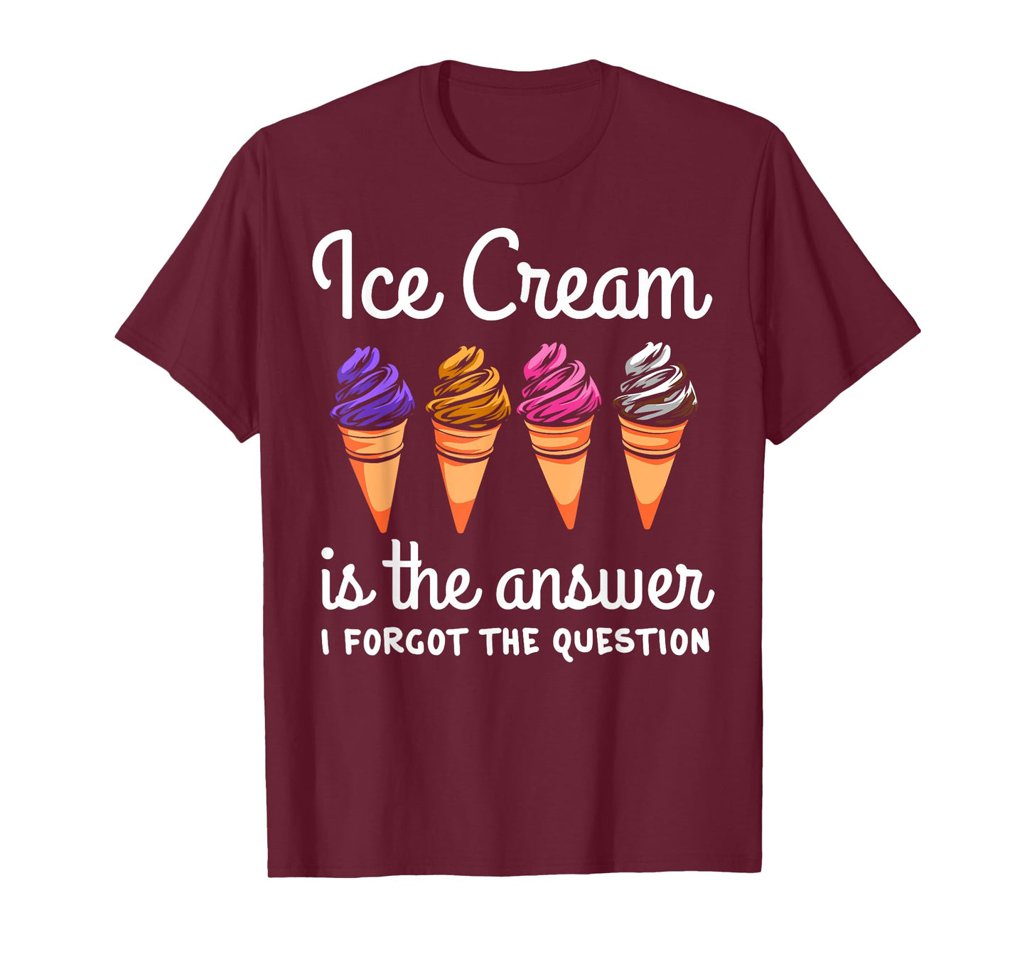 Cool Ice Cream Costume for Men Women Dessert Ice Cream Lover T-Shirt
