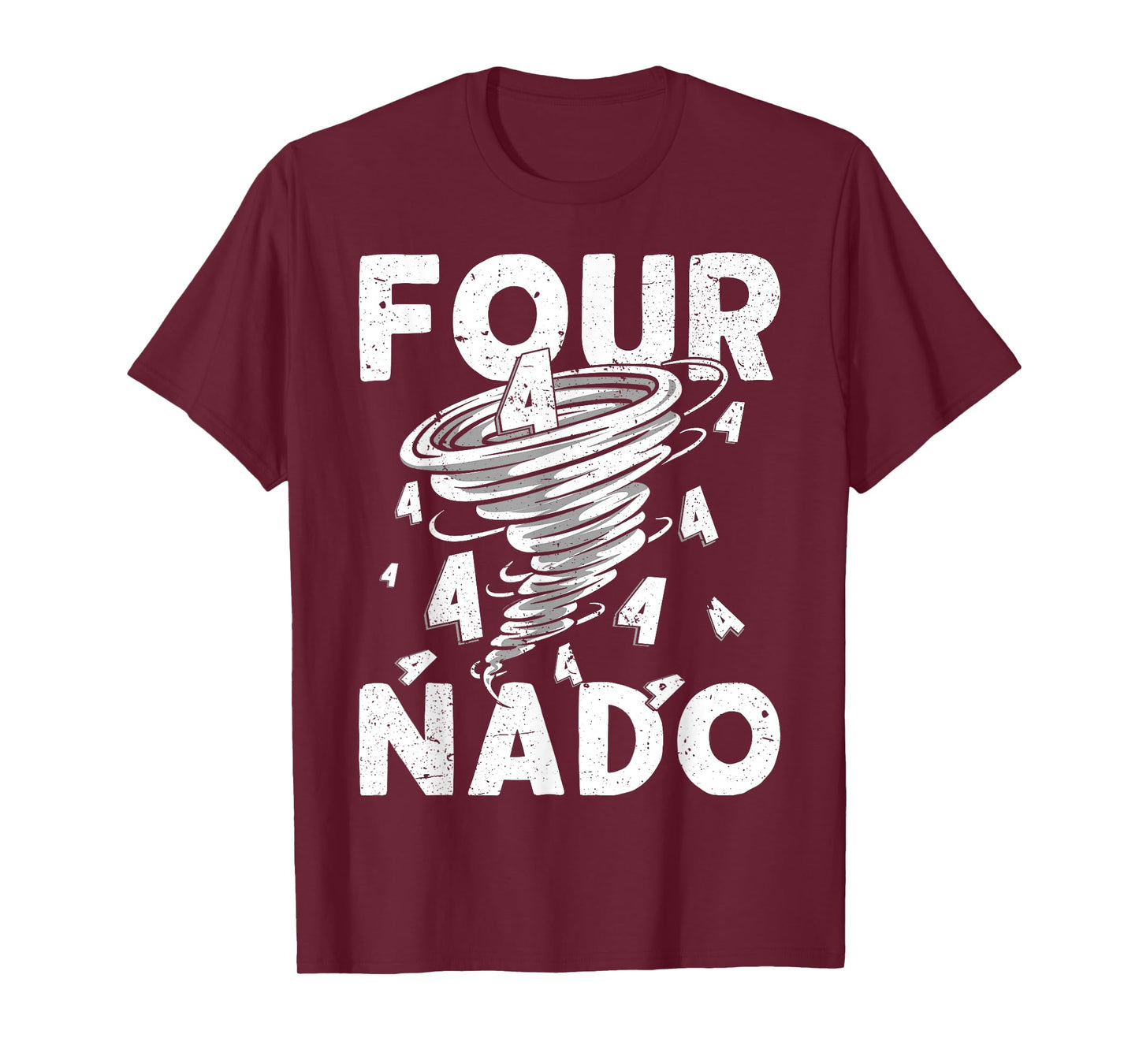 Four Nado Fournado 4th Birthday 4 Years Old Kids Boys girls T-Shirt
