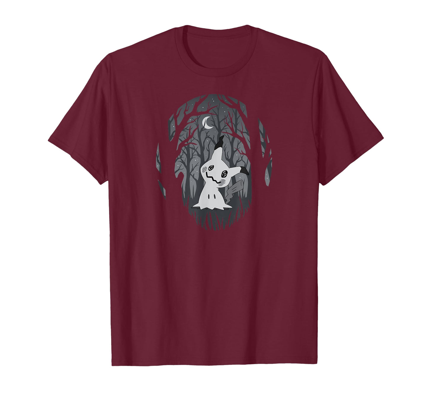 Pokémon - Mimikyu Ghost Fairy Type Dark Spooky Forest T-Shirt