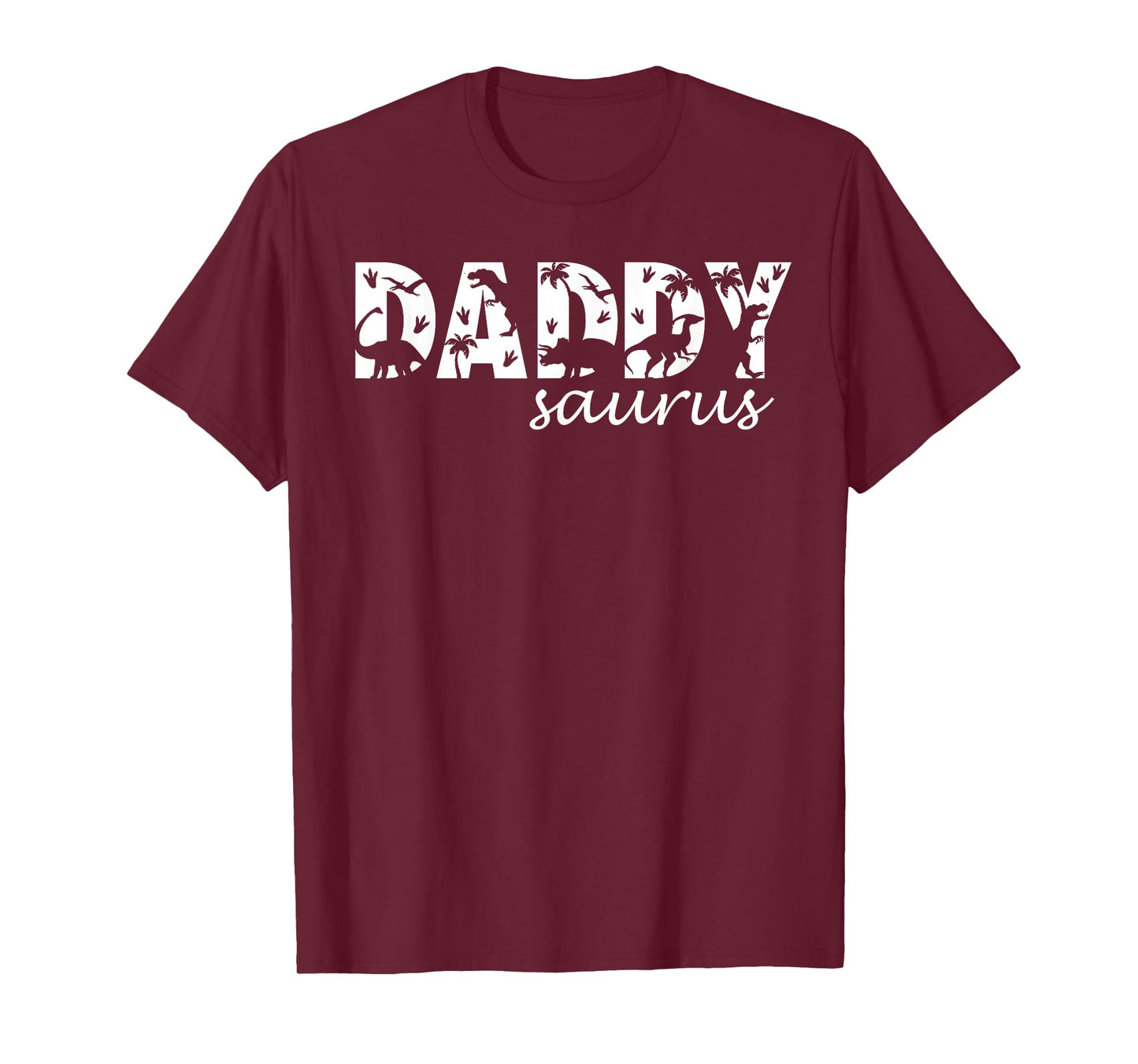 Daddysaurus T Rex Dinosaur Daddy Saurus Dad Family Matching T-Shirt