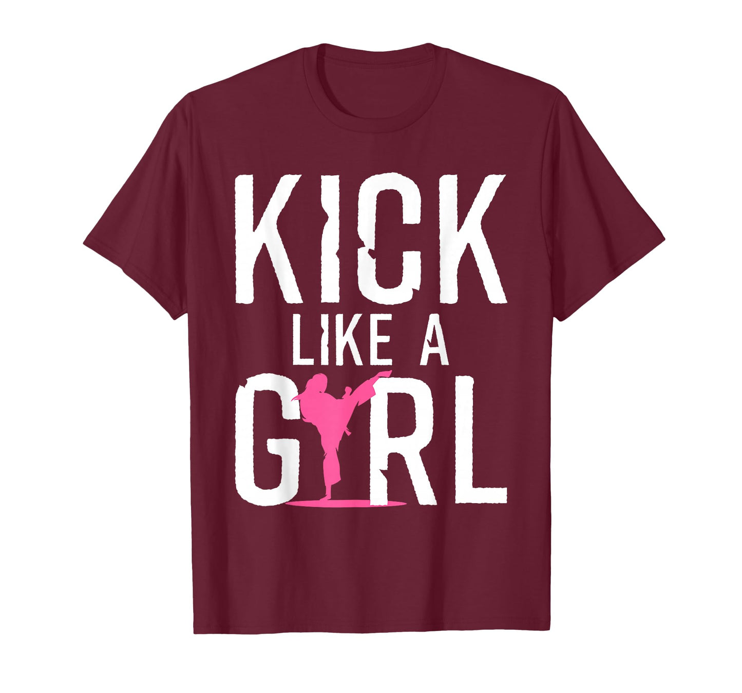 Cool Karate Gift Kickboxing Karate Lover Taekwondo Cute Karate Design For Girls Women Kids Martial Arts Kung Fu T-Shirt Black