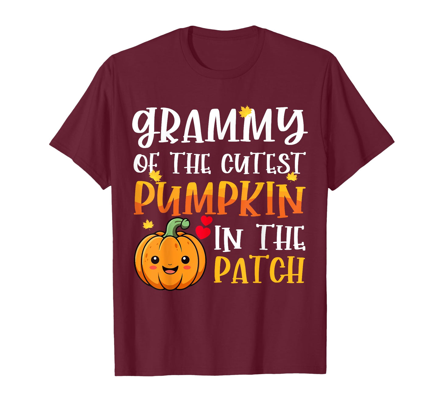Grammy Of Cutest Pumpkin In The Patch Halloween Thanksgiving T-Shirt