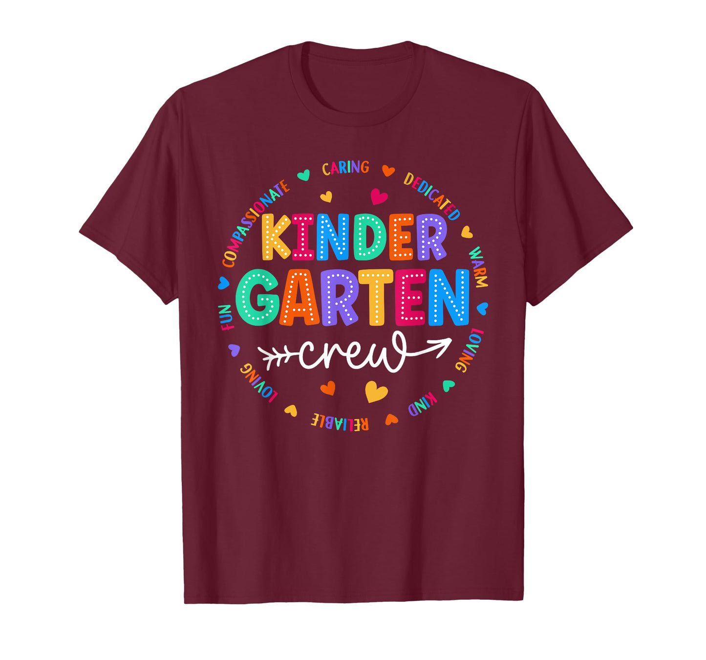 Kindergarten Crew Back To School Kindergarten Teacher Kids T-Shirt