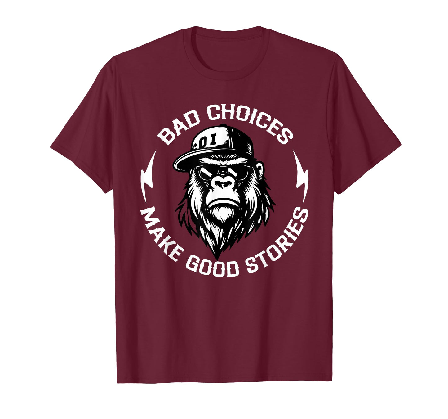 Monkey Bad Choices Make Good Stories T-Shirt