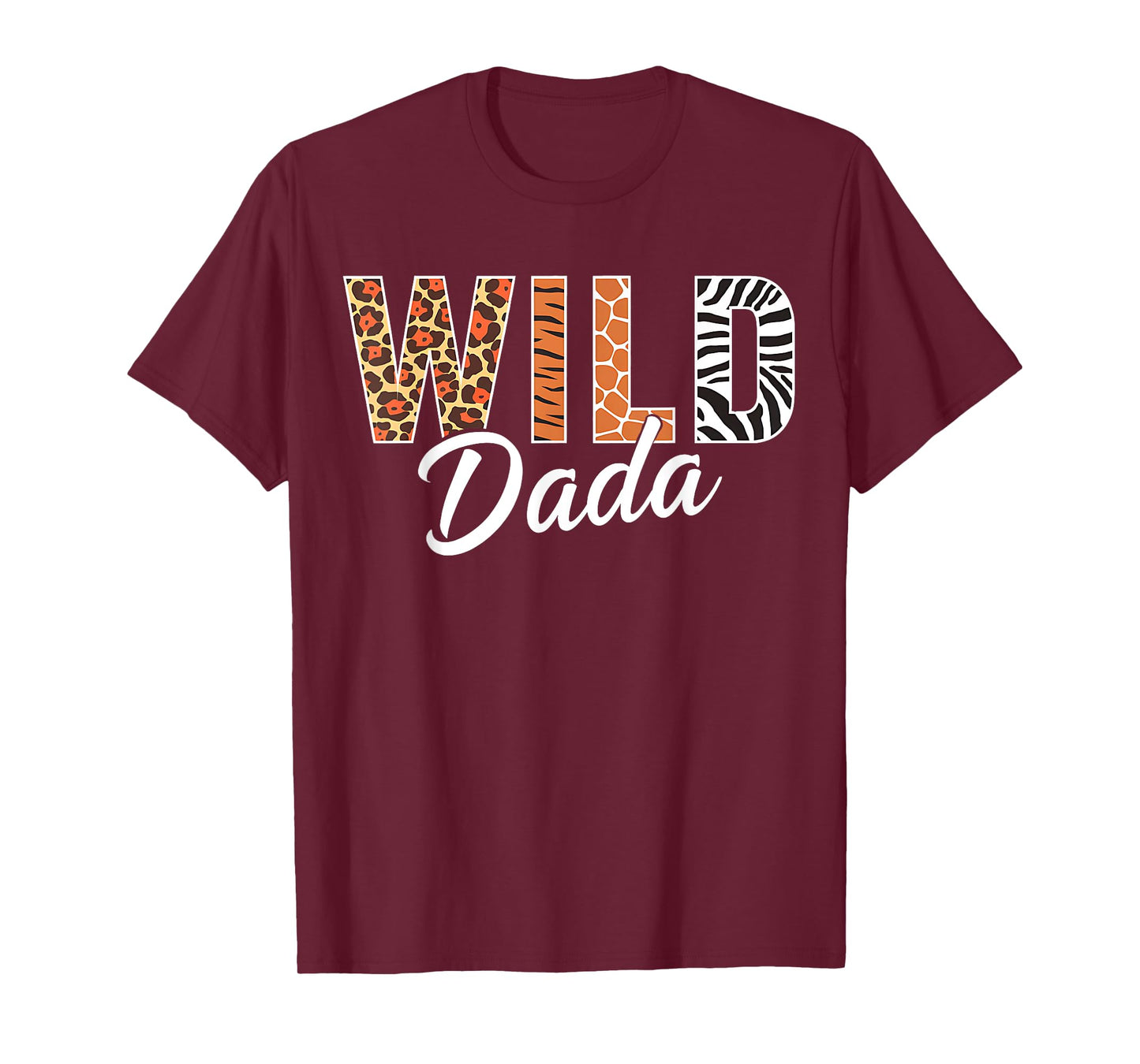 Wild Dada Zoo Born Two be Wild B-day Safari Jungle Animal T-Shirt