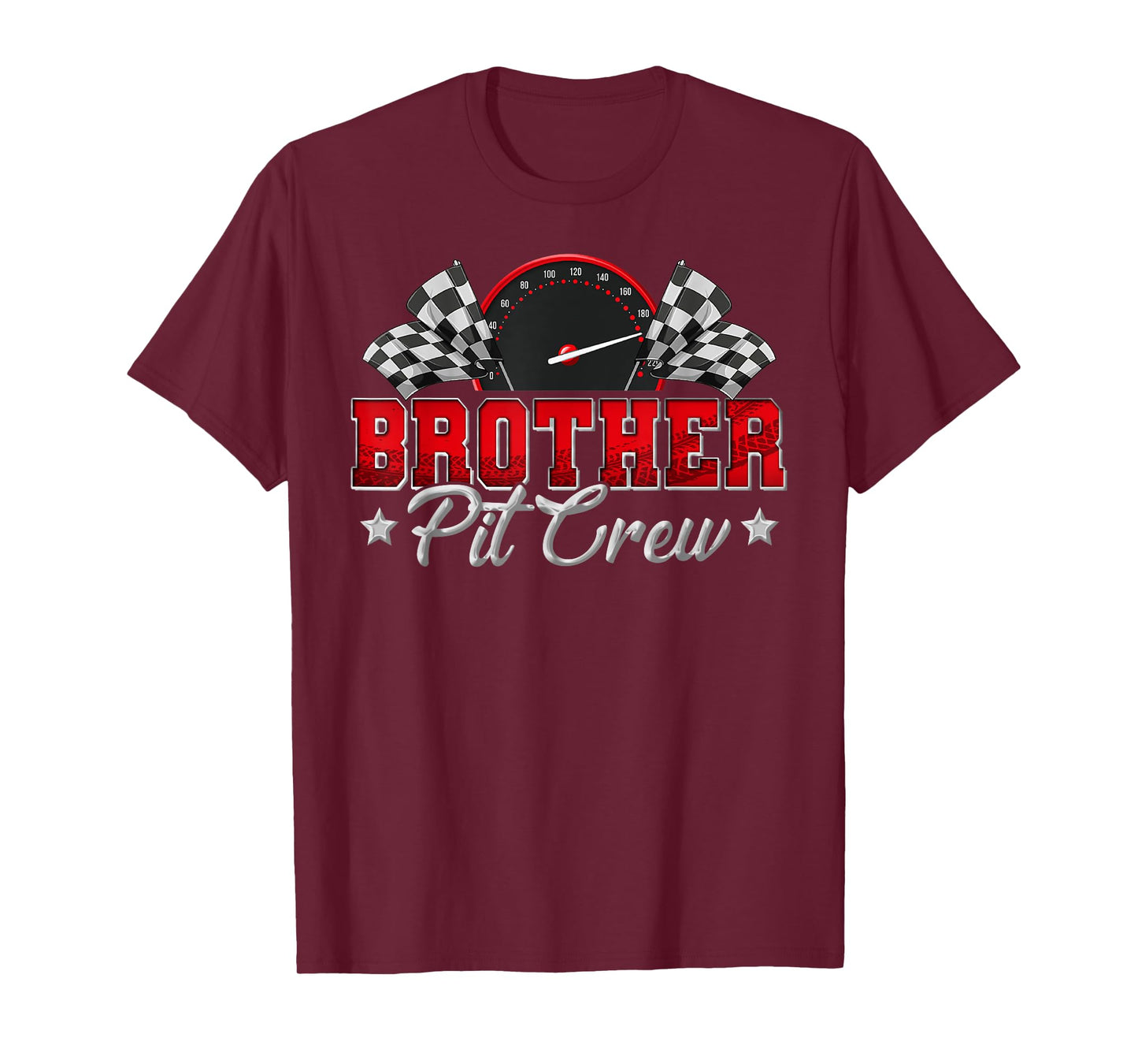 Pit Crew Race Car Racing Brother Family Birthday Party Gift T-Shirt