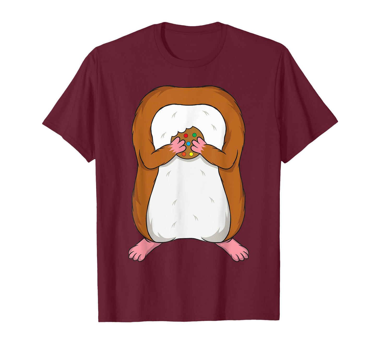 Funny Hamster Body Headless Halloween Easy Costume Outfit T-Shirt