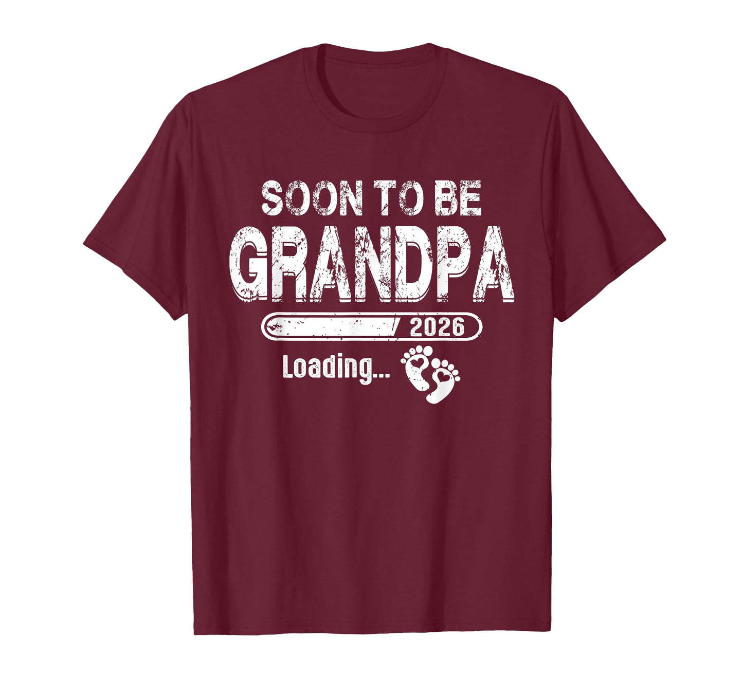 Mens Soon To Be Grandpa 2026 Promoted to Grandpa 2026 T-Shirt